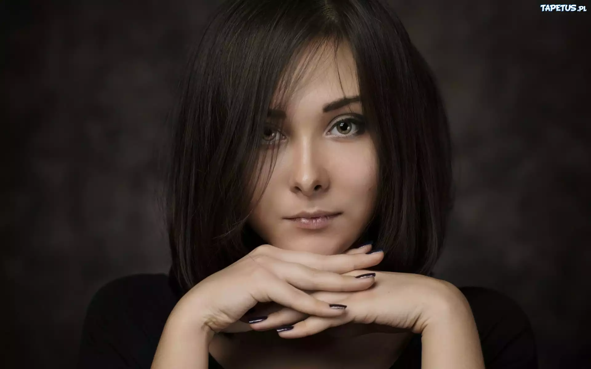 Dziewczyna, Brunetka, Oczy