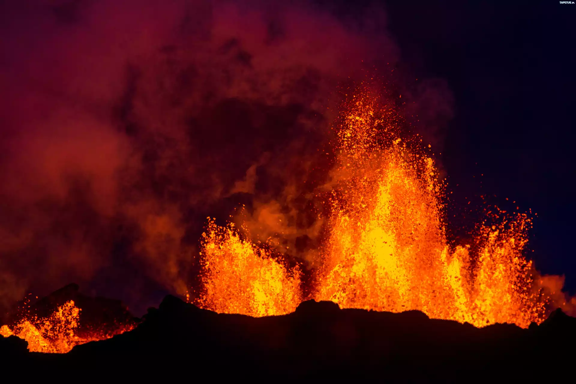 Извержение вулкана в Исландии загрузить