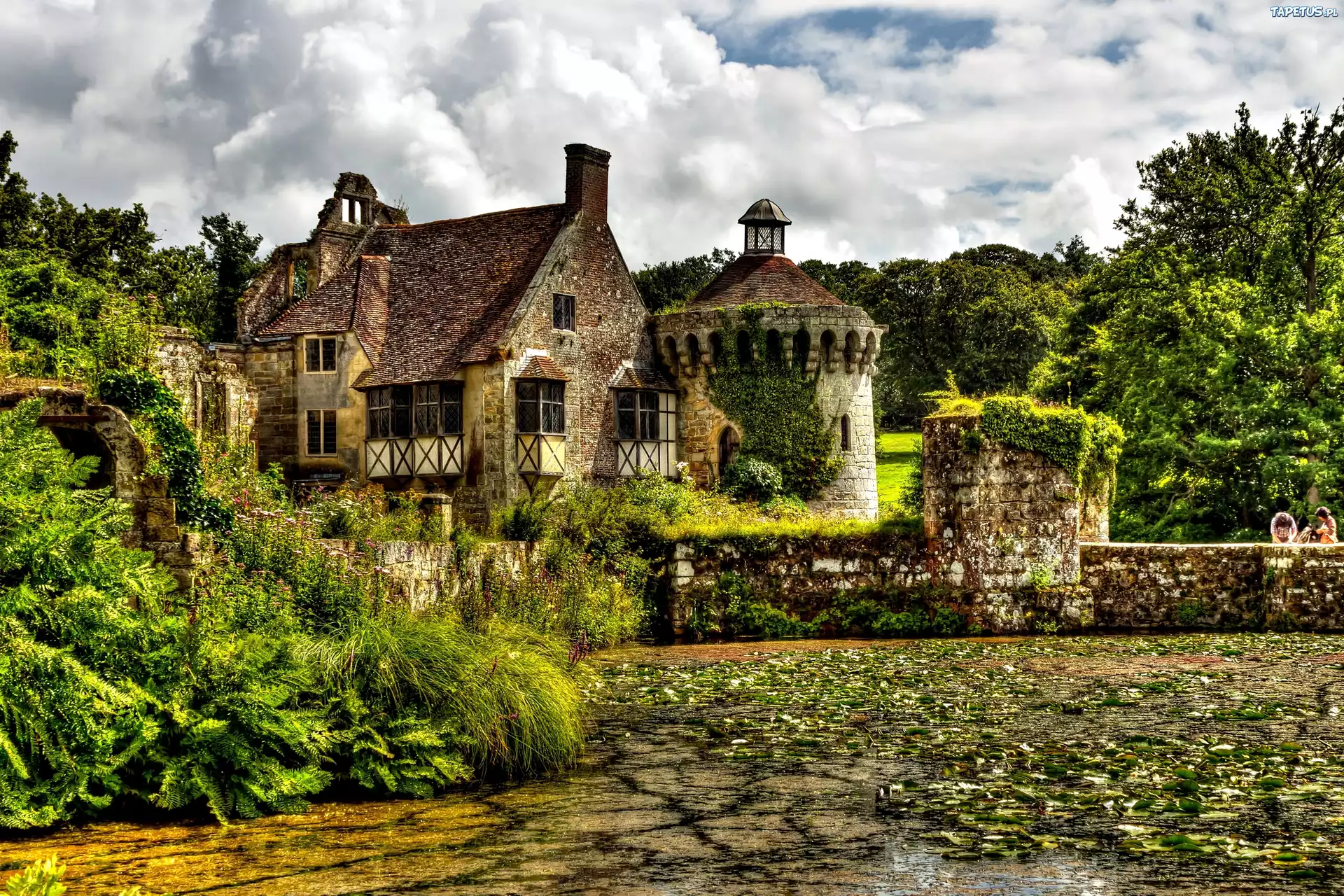 Zamek Scotney, Lamberhusrt, Hrabstwo Kent, Anglia