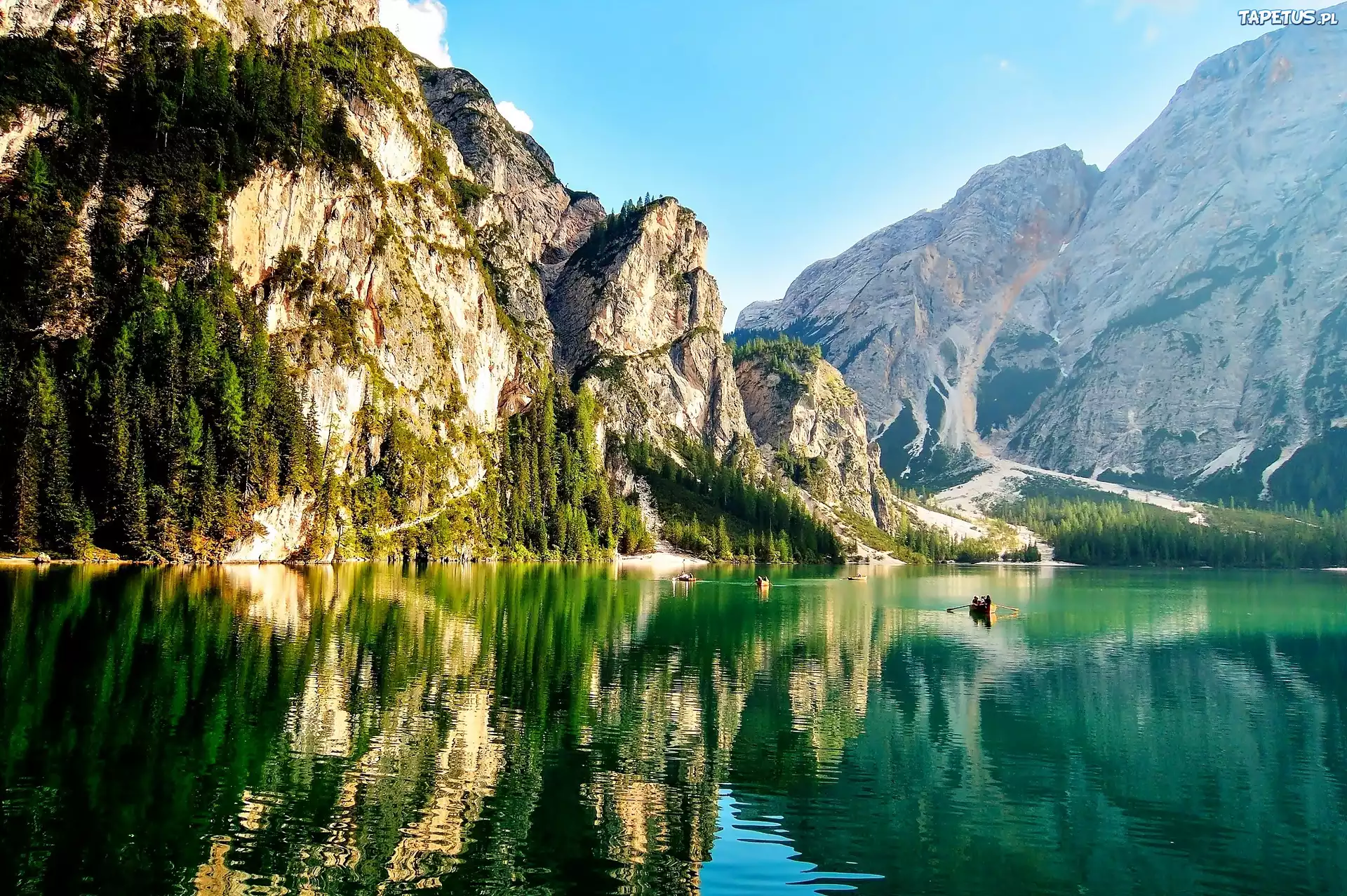 Góry, Dolomity, Jezioro