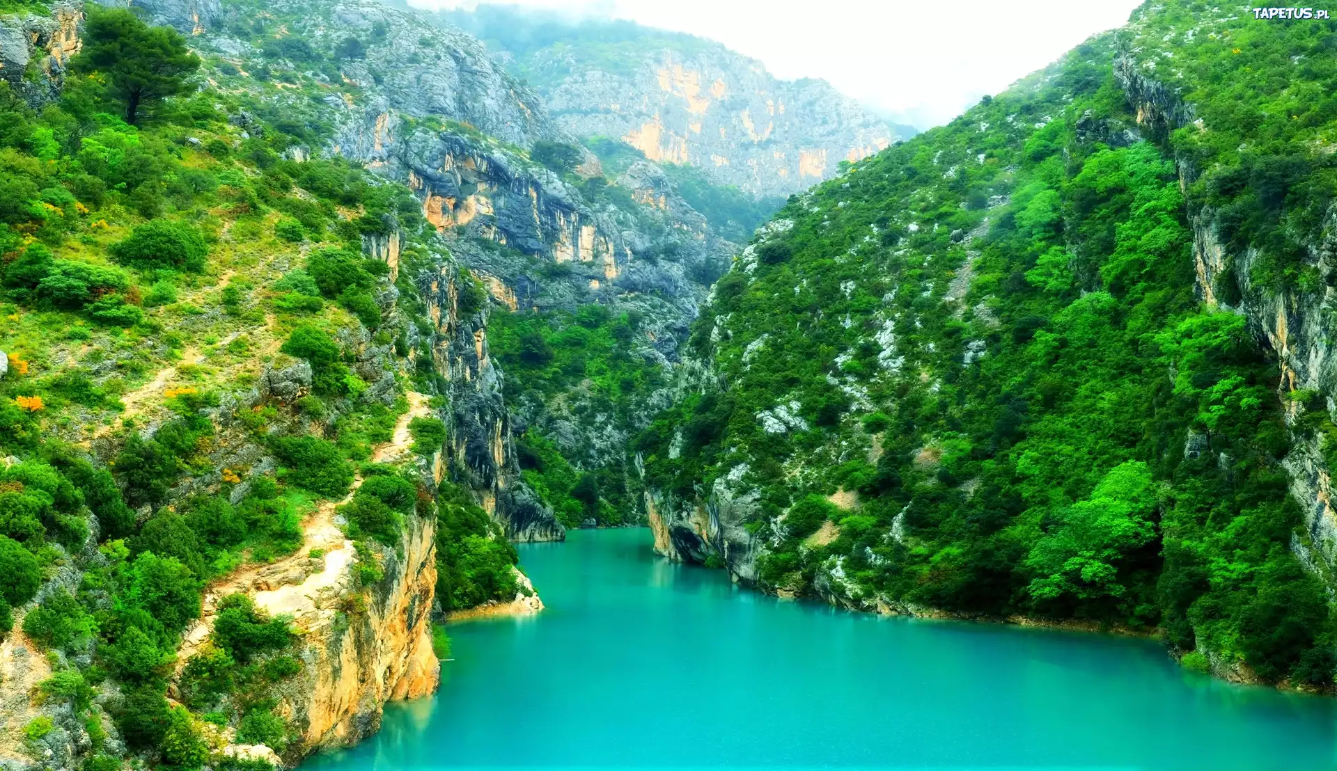 Rzeka, Verdon, Kanion, Francja