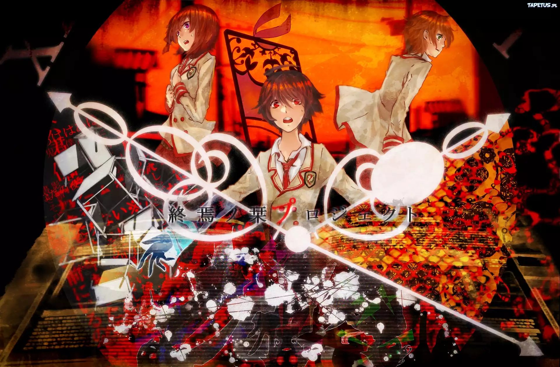 Shuuen no Shiori, A-ya, B-ko, C-ta, anime, manga