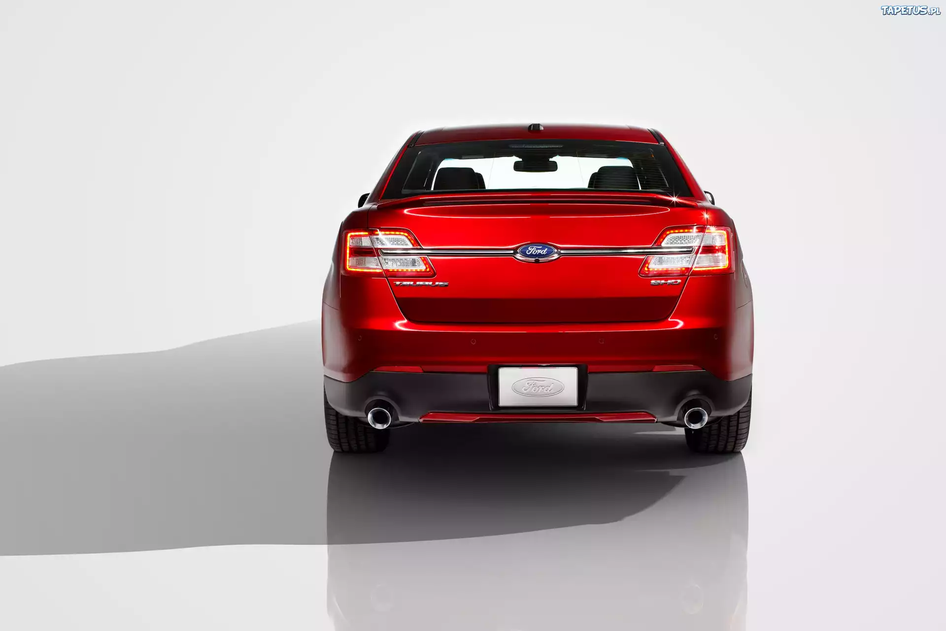 czerwony, Ford Taurus SHO, tył