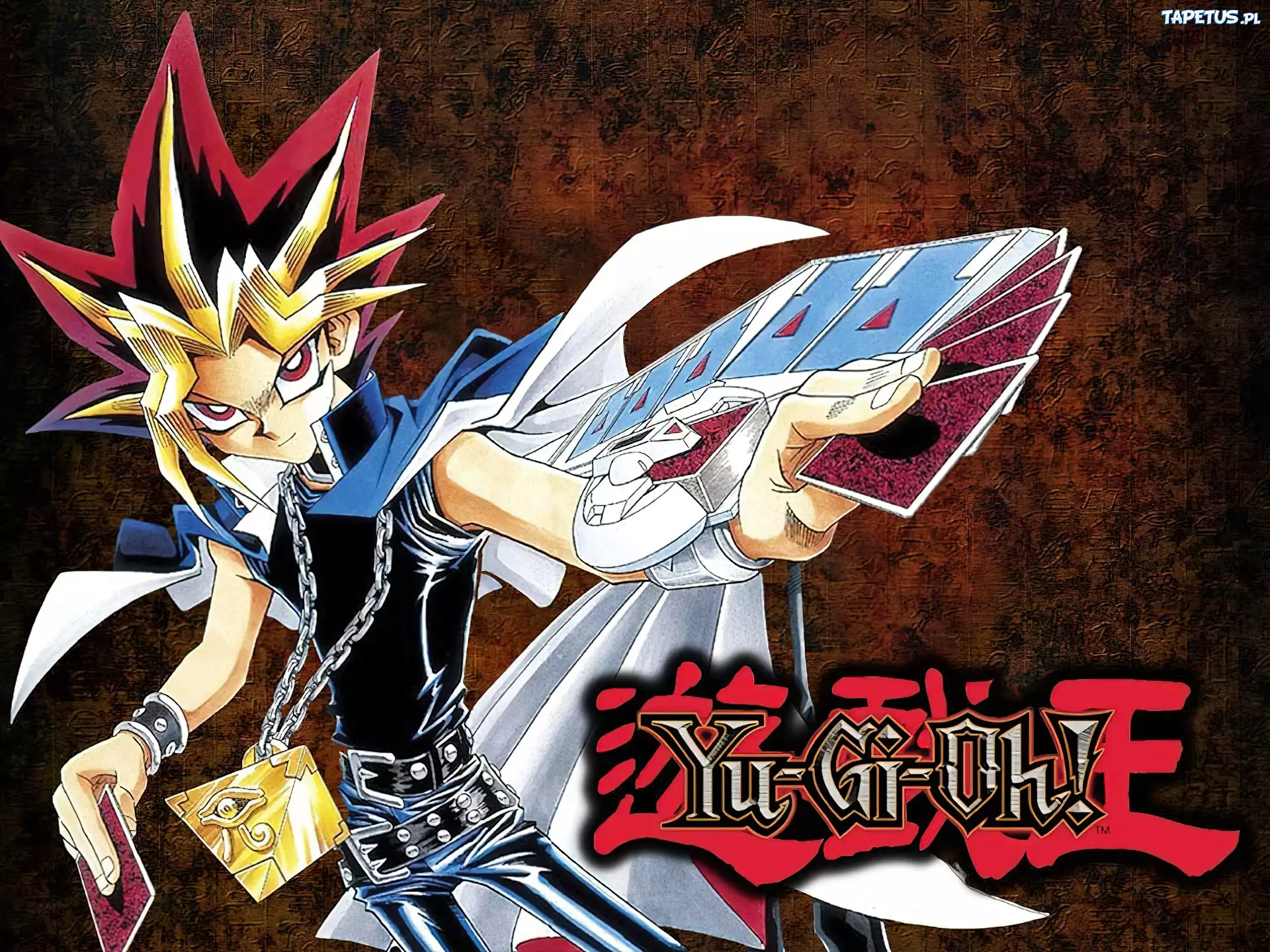 Yu Gi Oh, naszyjnik, karty