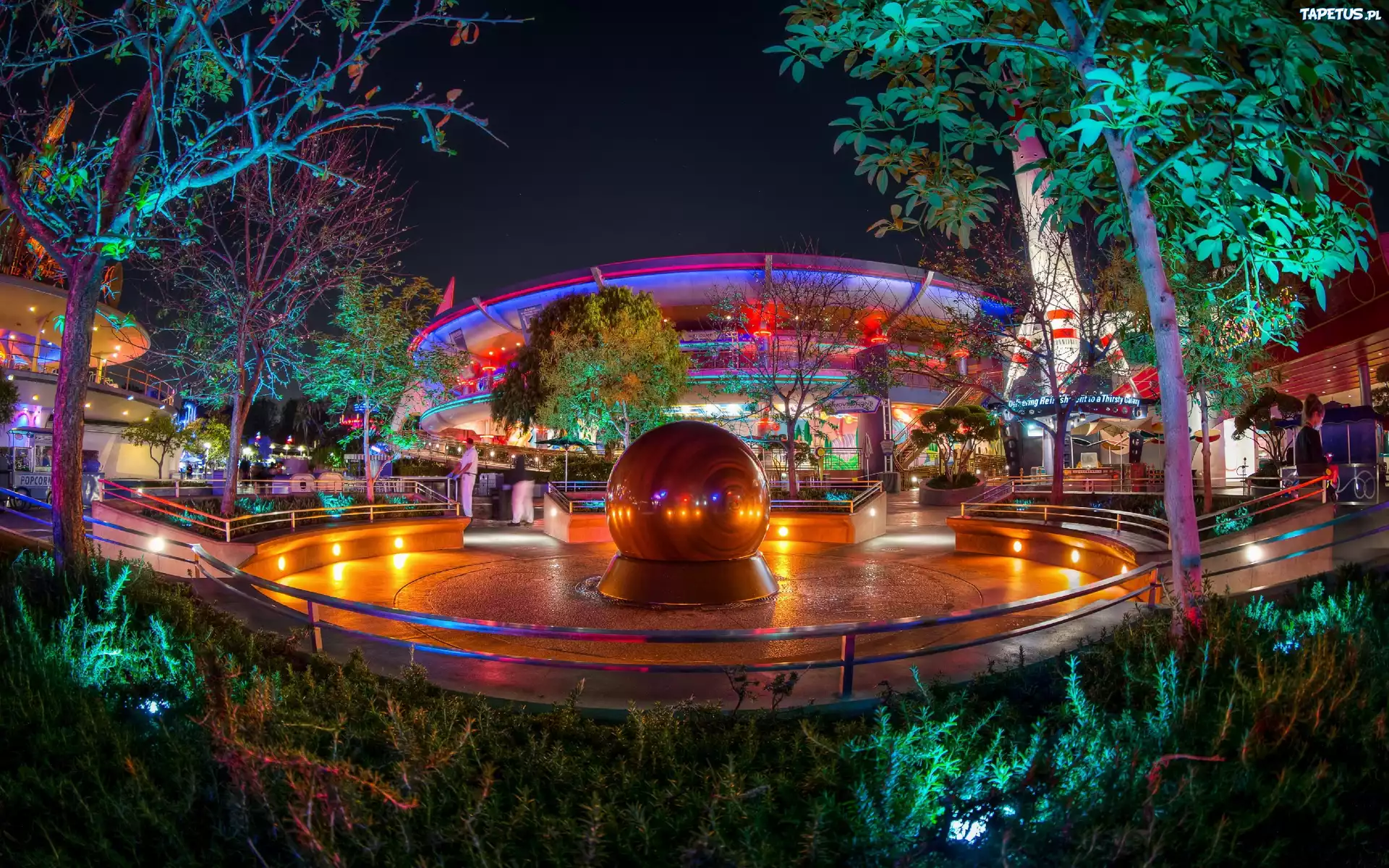 Park, Rozrywki, Disneyland, Kalifornia