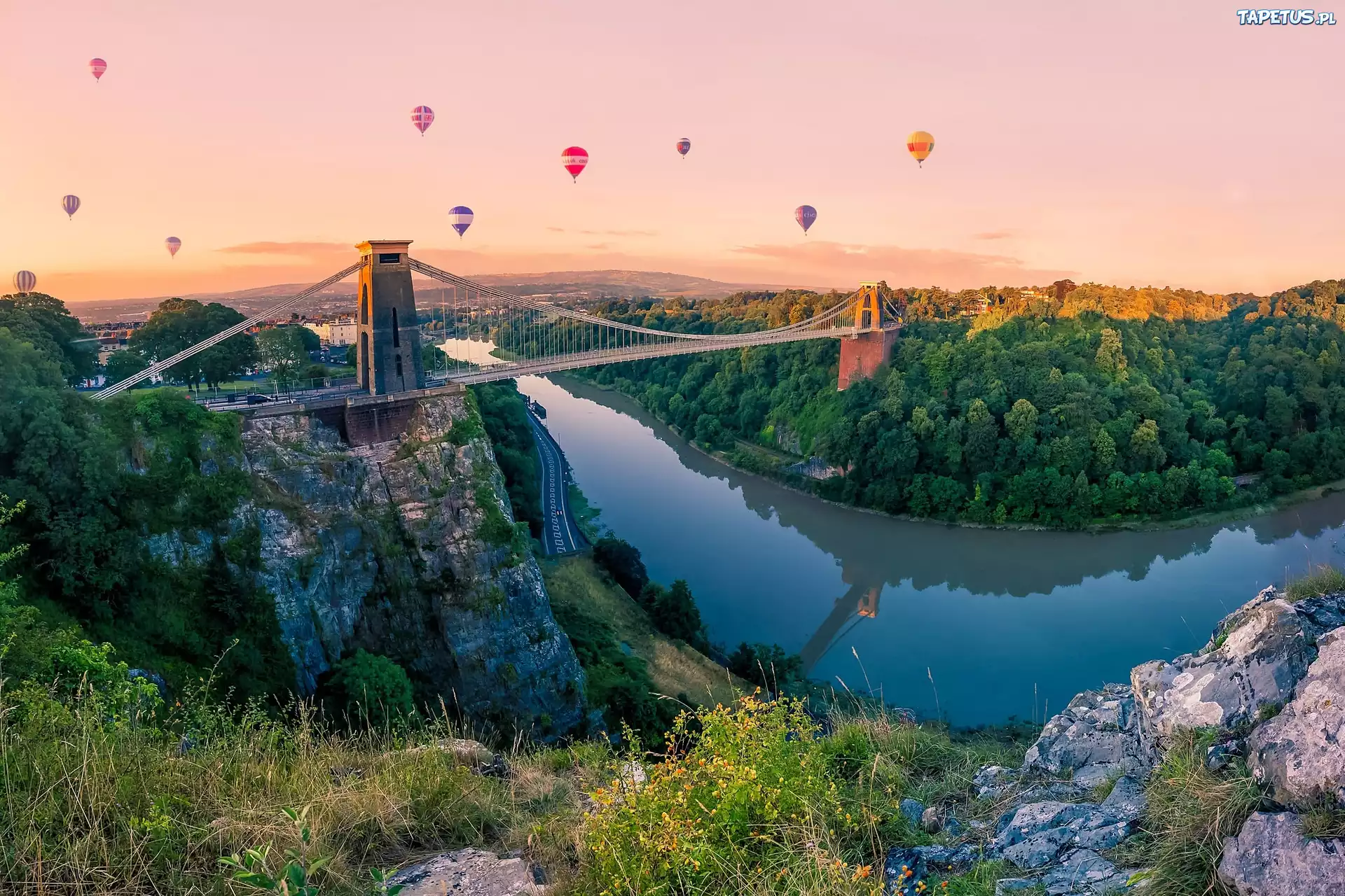 Most, Rzeka, Balony