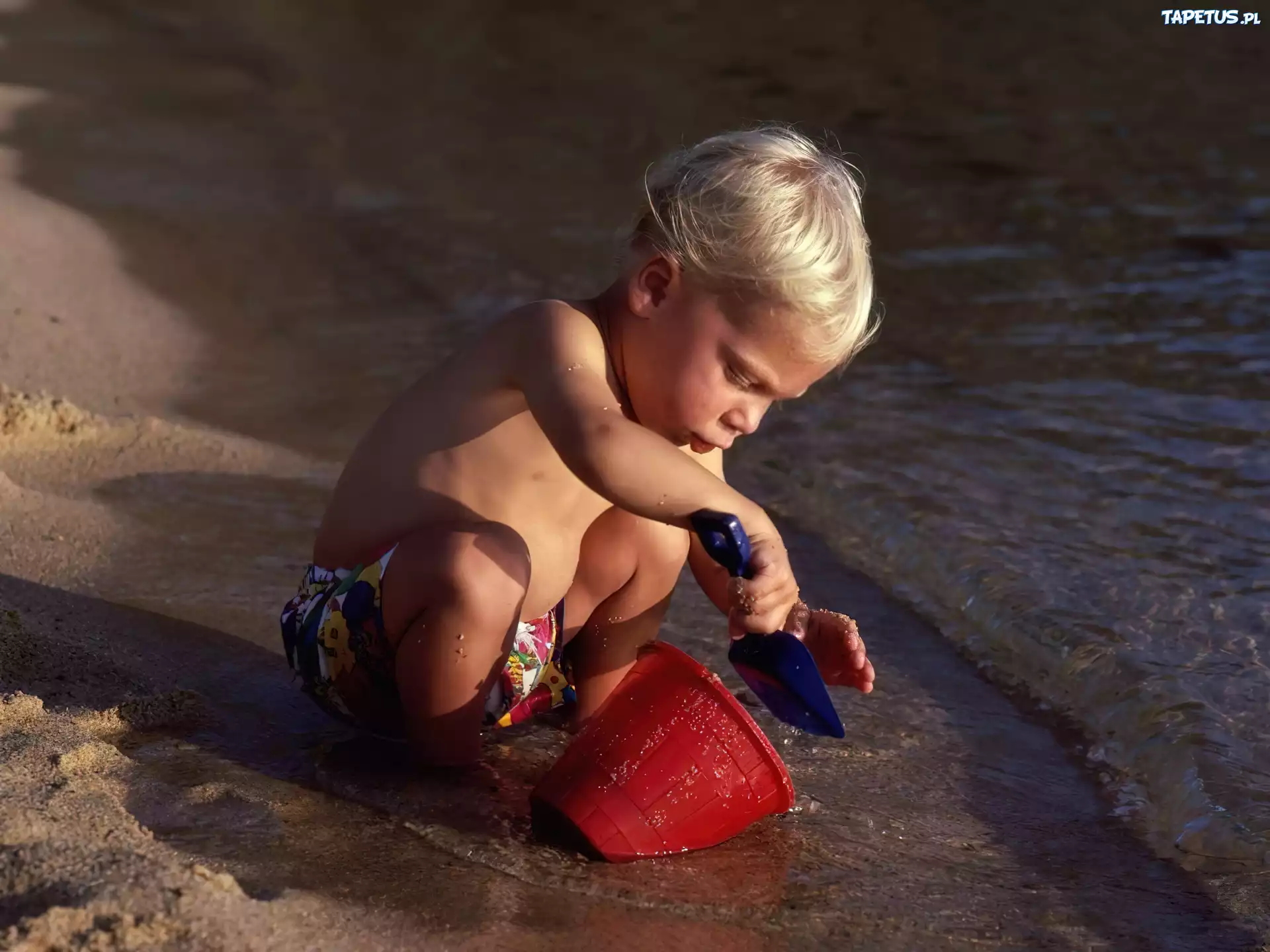 Dziecko na plaży
