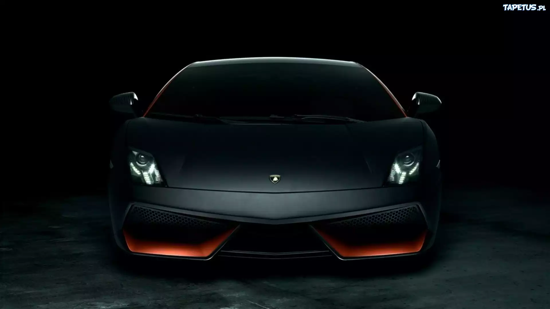Lamborghini Aventador, Czarny, Mat