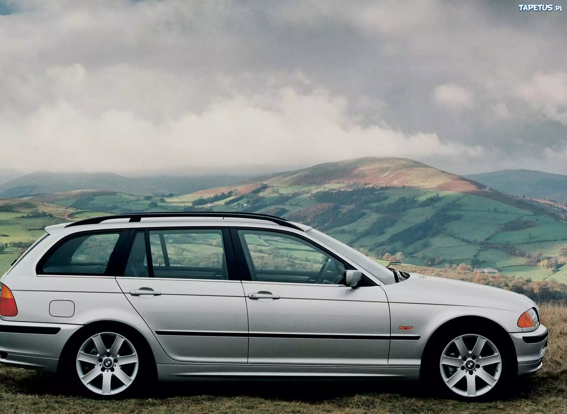 Kombi, BMW, Prawy Profil