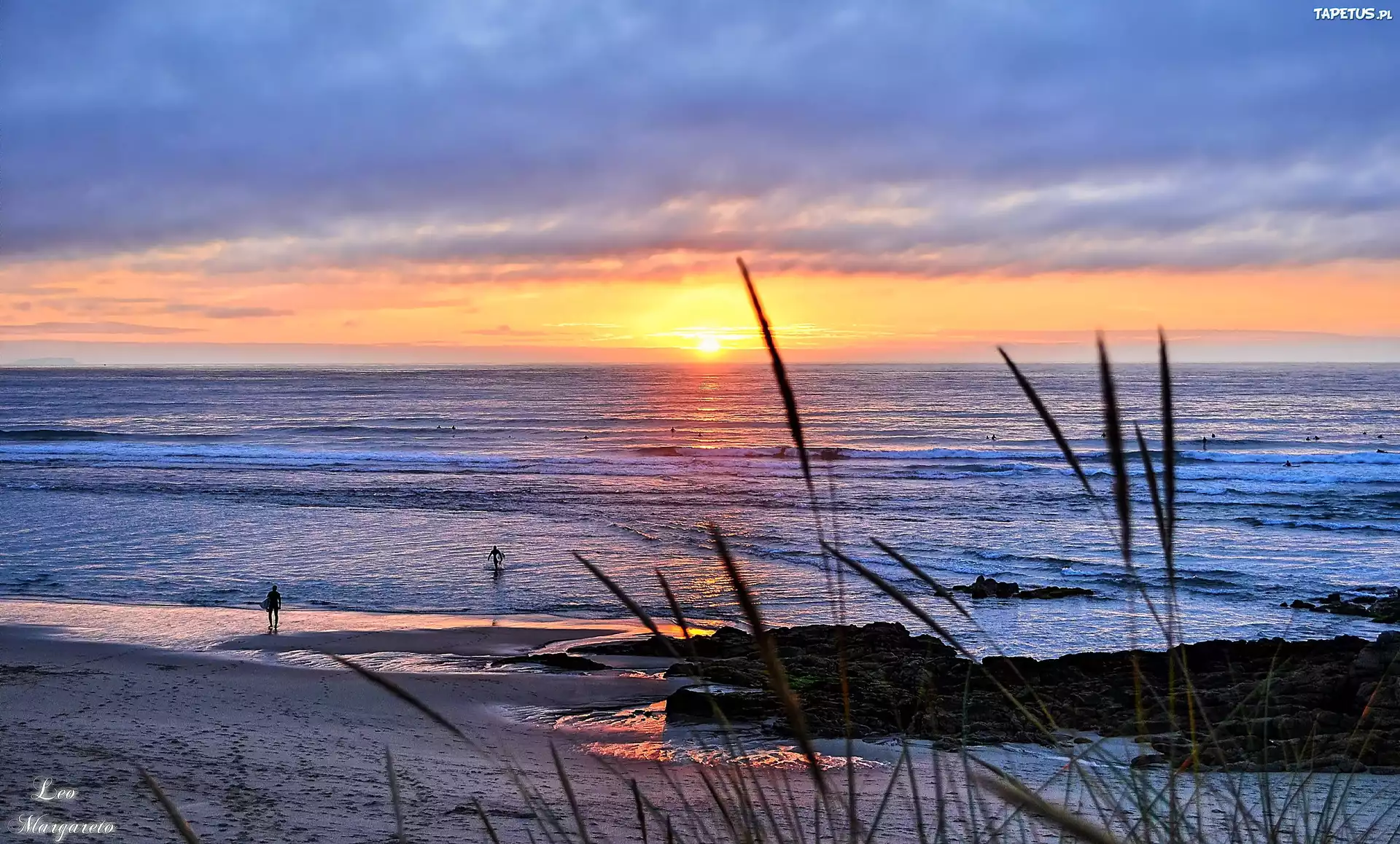 закат море берег sunset sea shore без смс