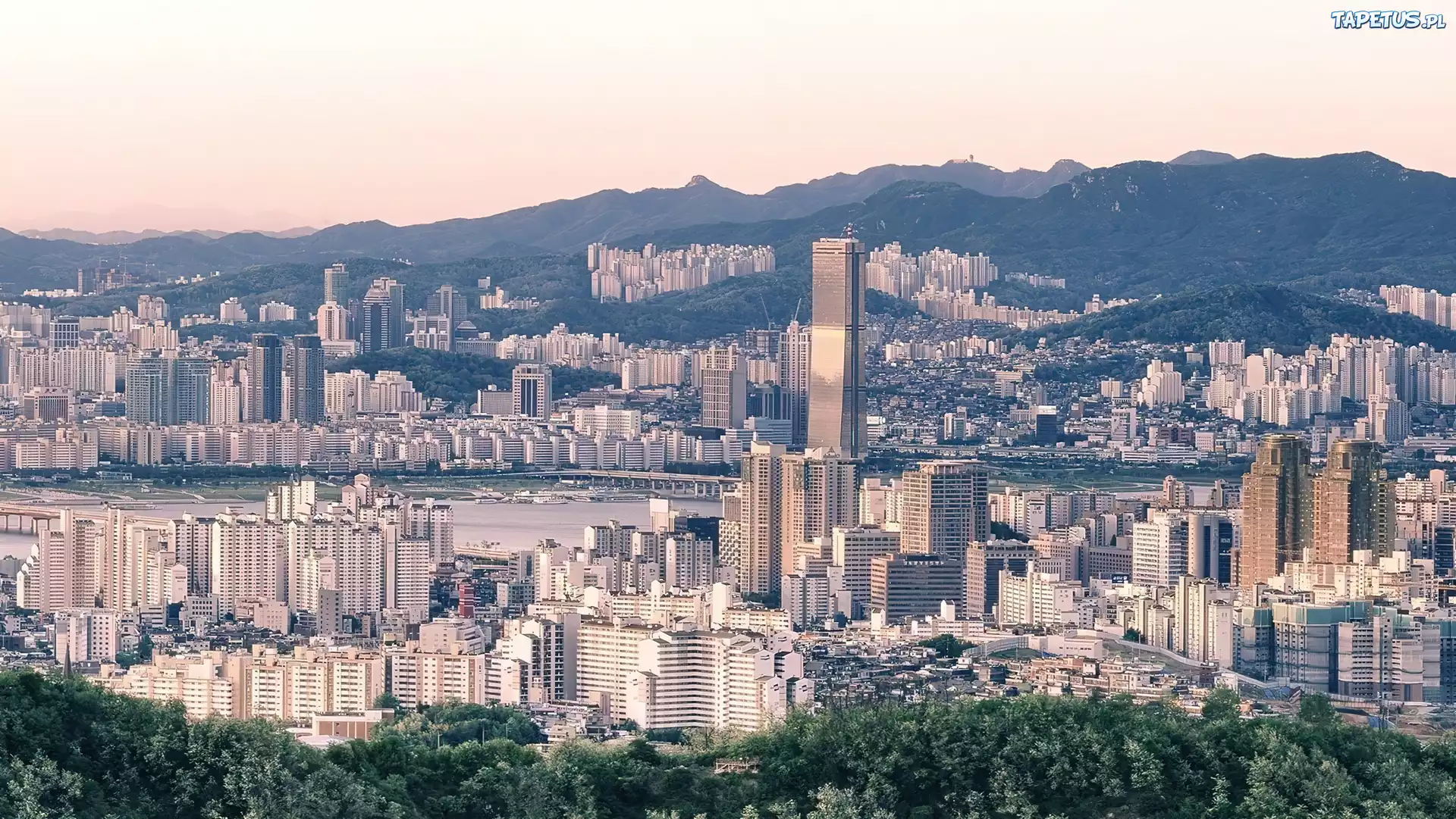 Korea Południowa, Seul, Miasto, Góry