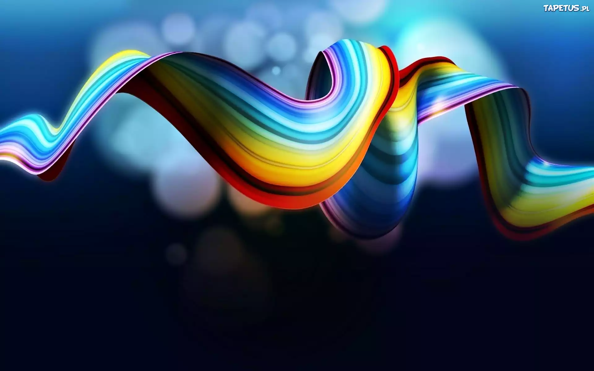 Wielokolorowe, Linie, 3D