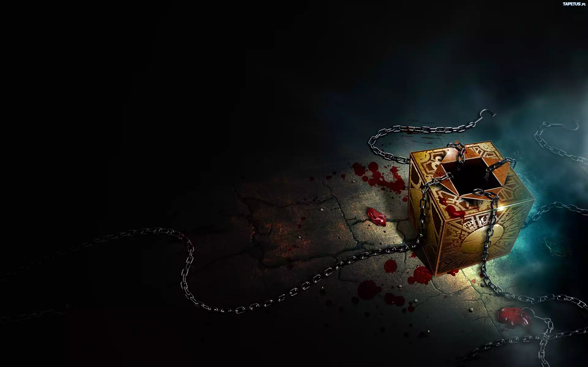 Łańcuchy, Pudełko, Krew, Hellraiser