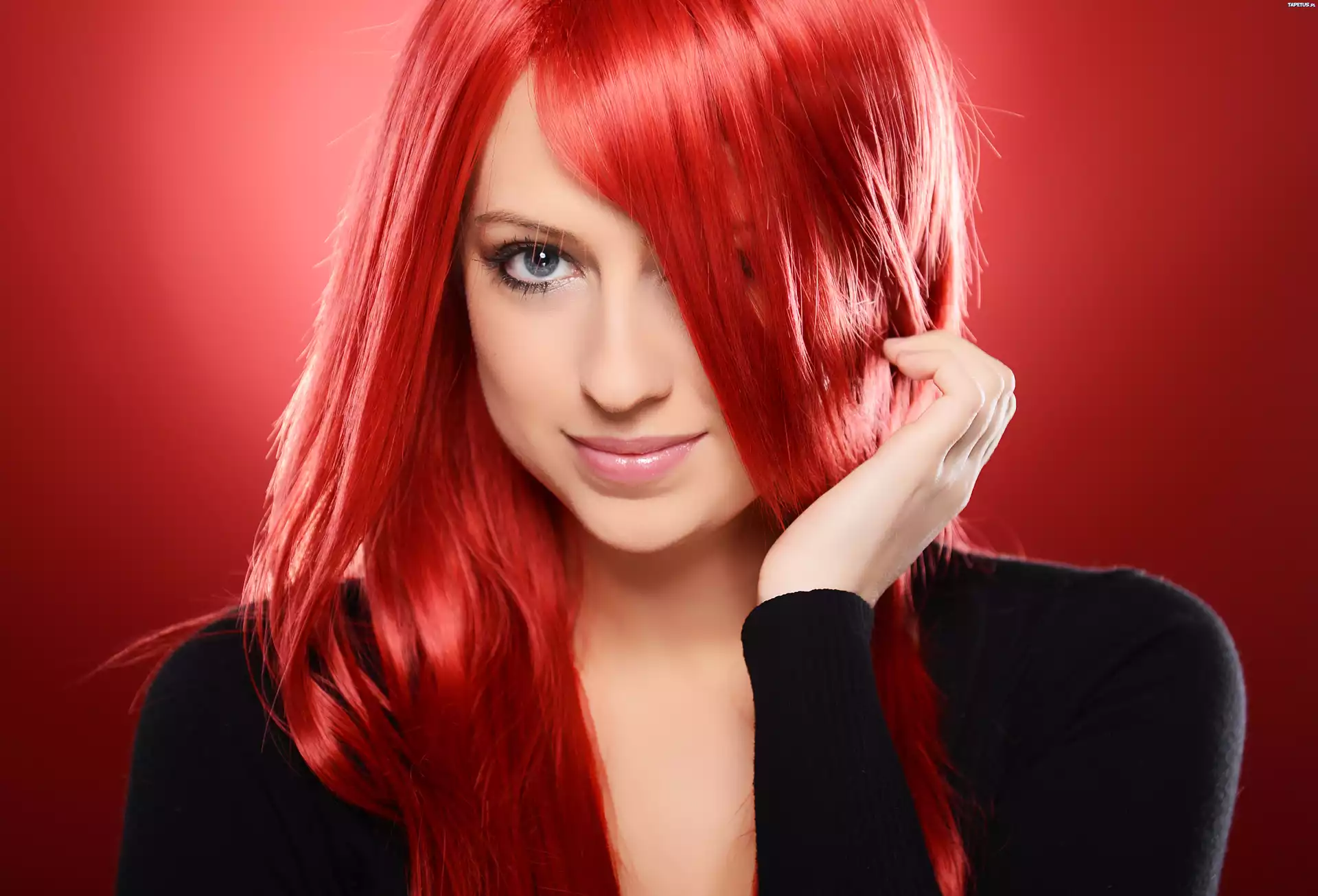 Ярко красный цвет. Красные волосы. Красно рыжие волосы. Девушка с красными волосами. Яркие красные волосы.