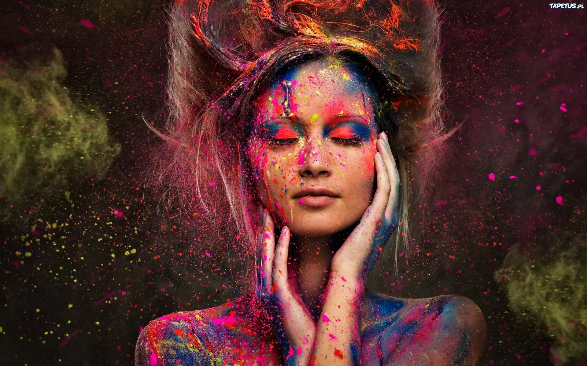 Kobieta, Bodypainting, Melissa Lingafelt