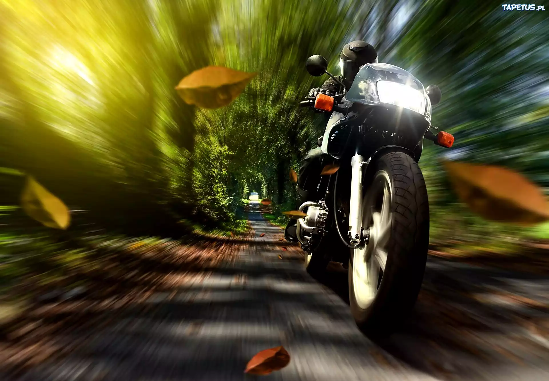 Motocykl, Droga, Pęd