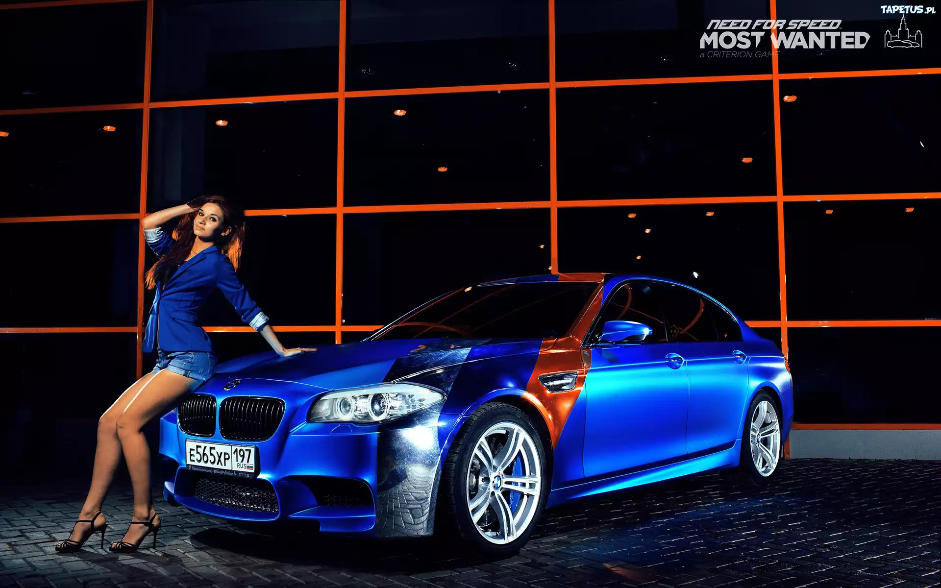 Need for speed, Most wanted, BMW, Girl car