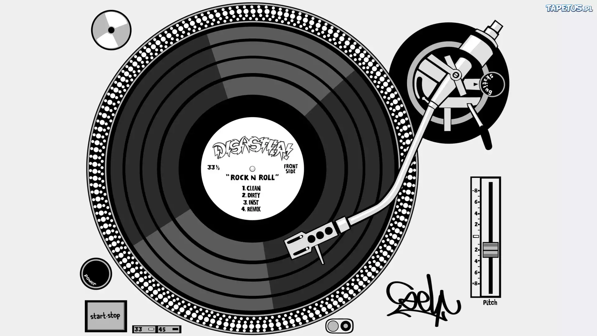 Gramofon, Czarno-Biały, DJ
