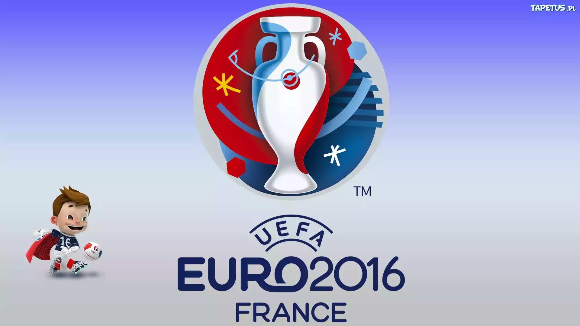 Euro 2016, Logo, Piłkarz