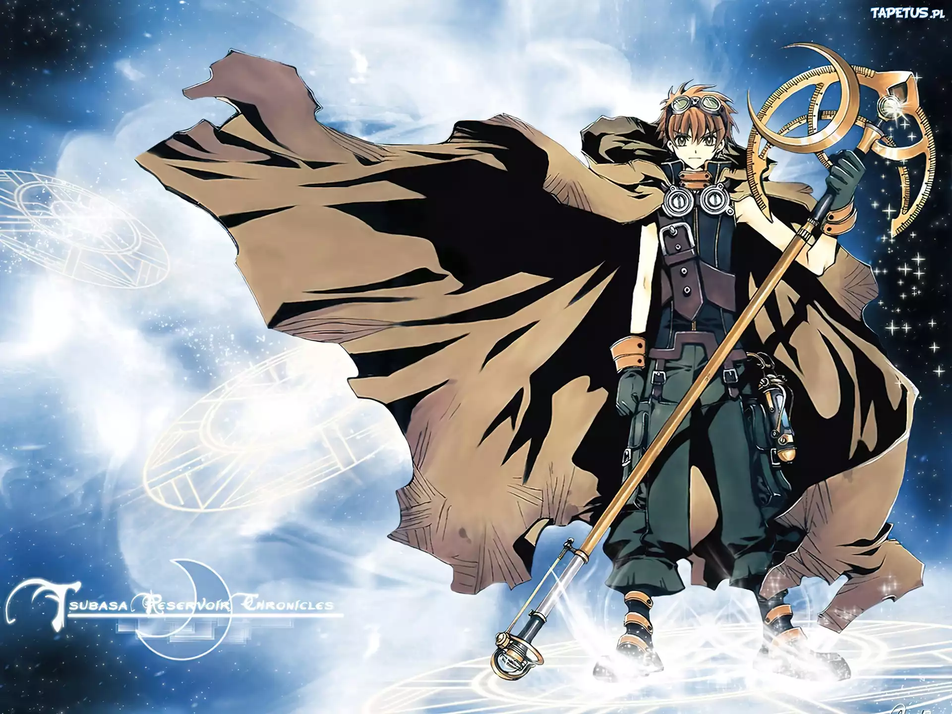 Tsubasa Reservoir Chronicles, chłopak, peleryna