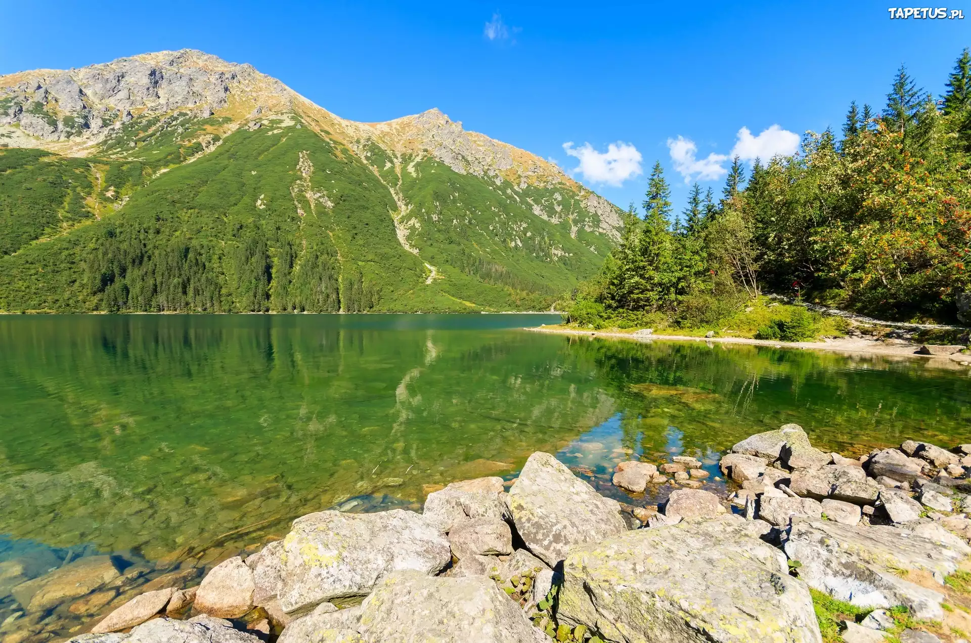 Góry, Jezioro, Kamienie