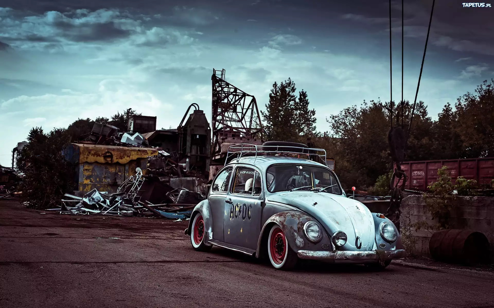 Samochód, Stary, Volkswagen, Garbus, Złom