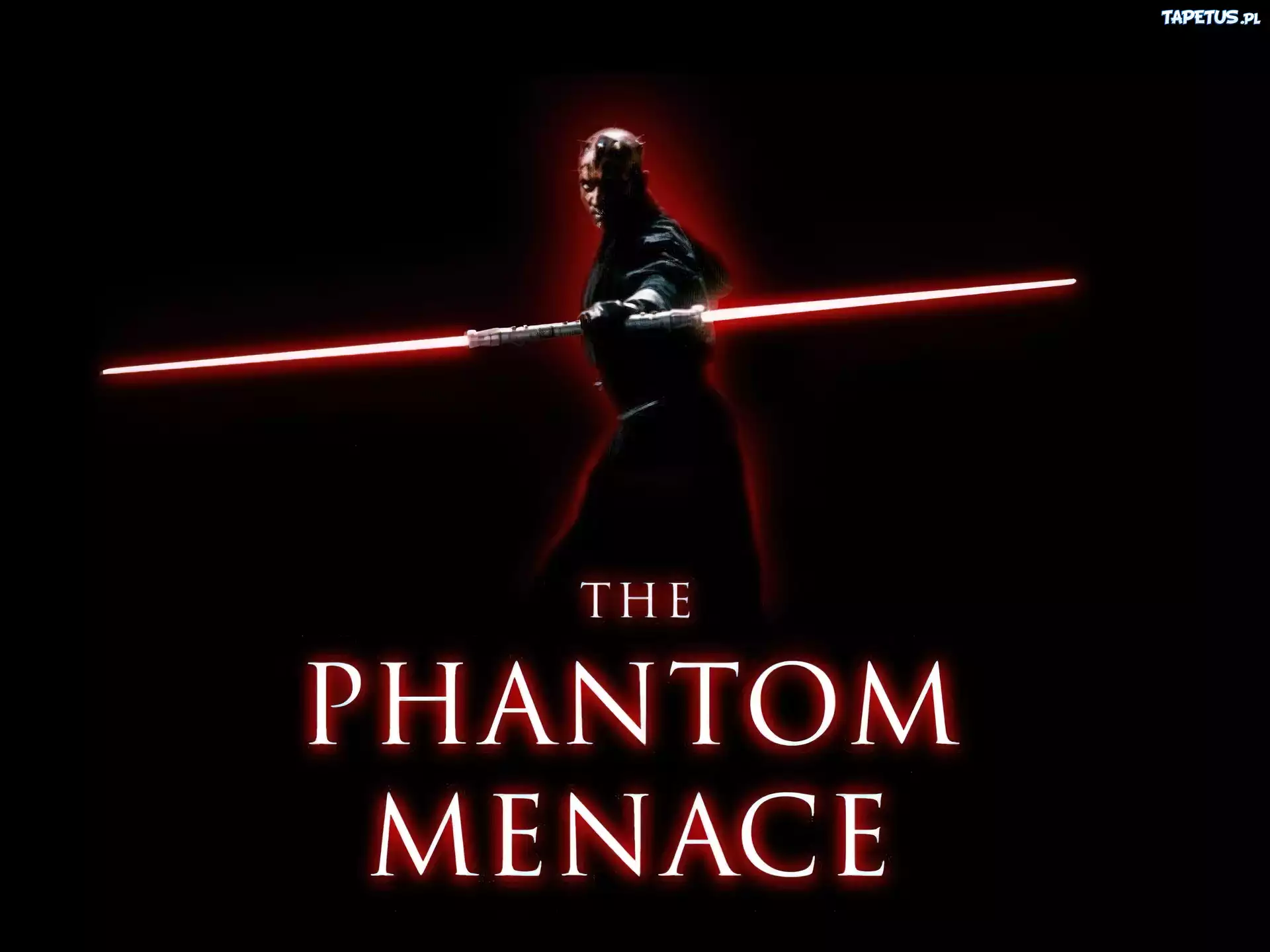 Star Wars, ciemno, napis, postać, laser