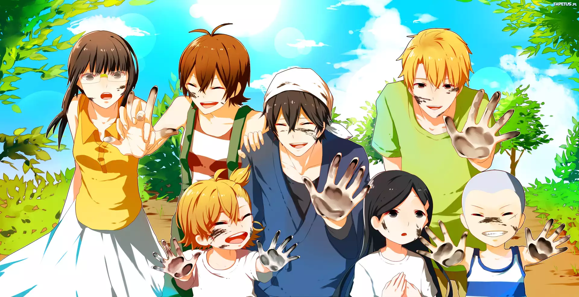 Barakamon, Arai Tamako, Handa Seishuu, Kido Hiroshi, Kotoishi Naru, Kubota Hina, Oohama Kentarou, Yamamura Miwa