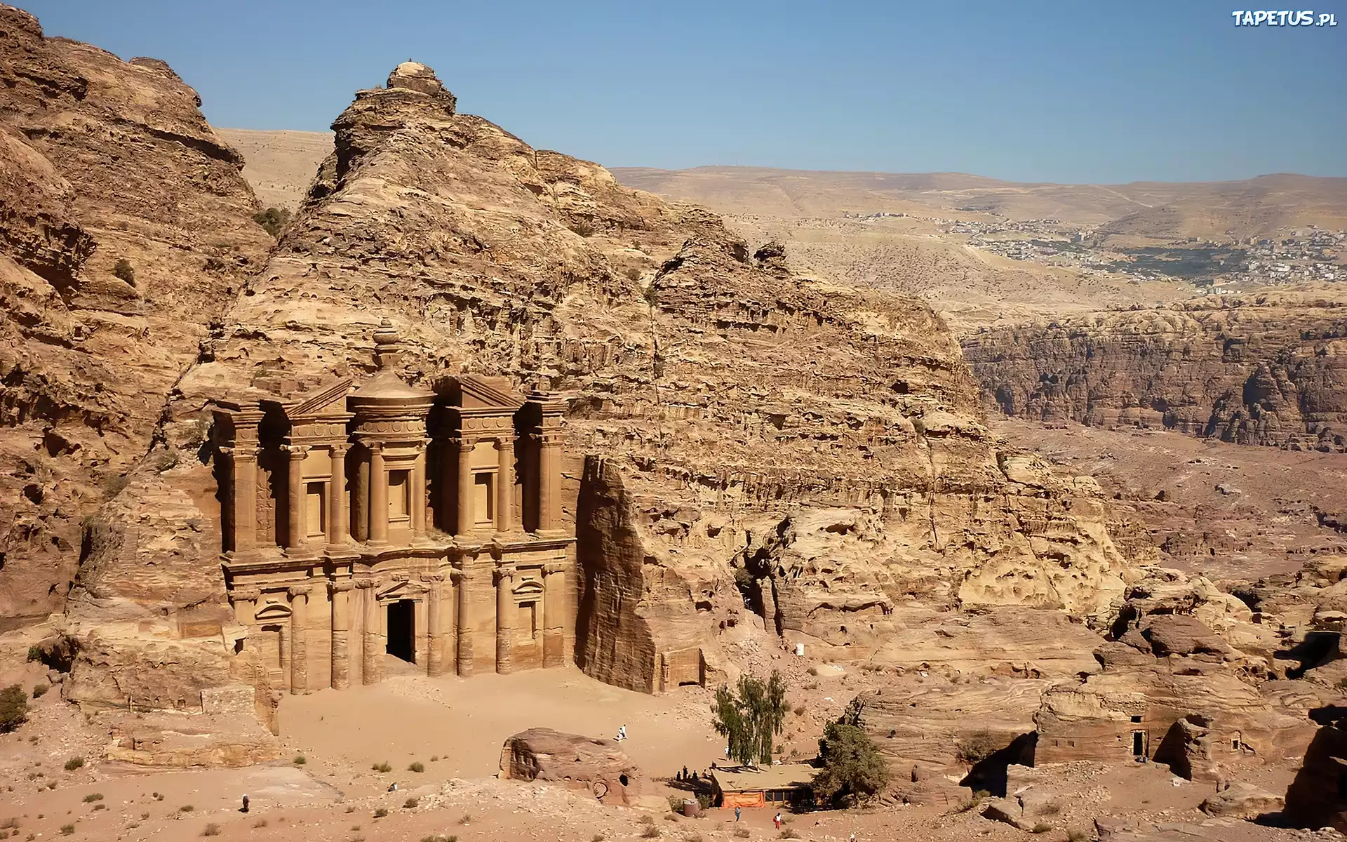 Jordania, Petra, Ruiny, Zabytek