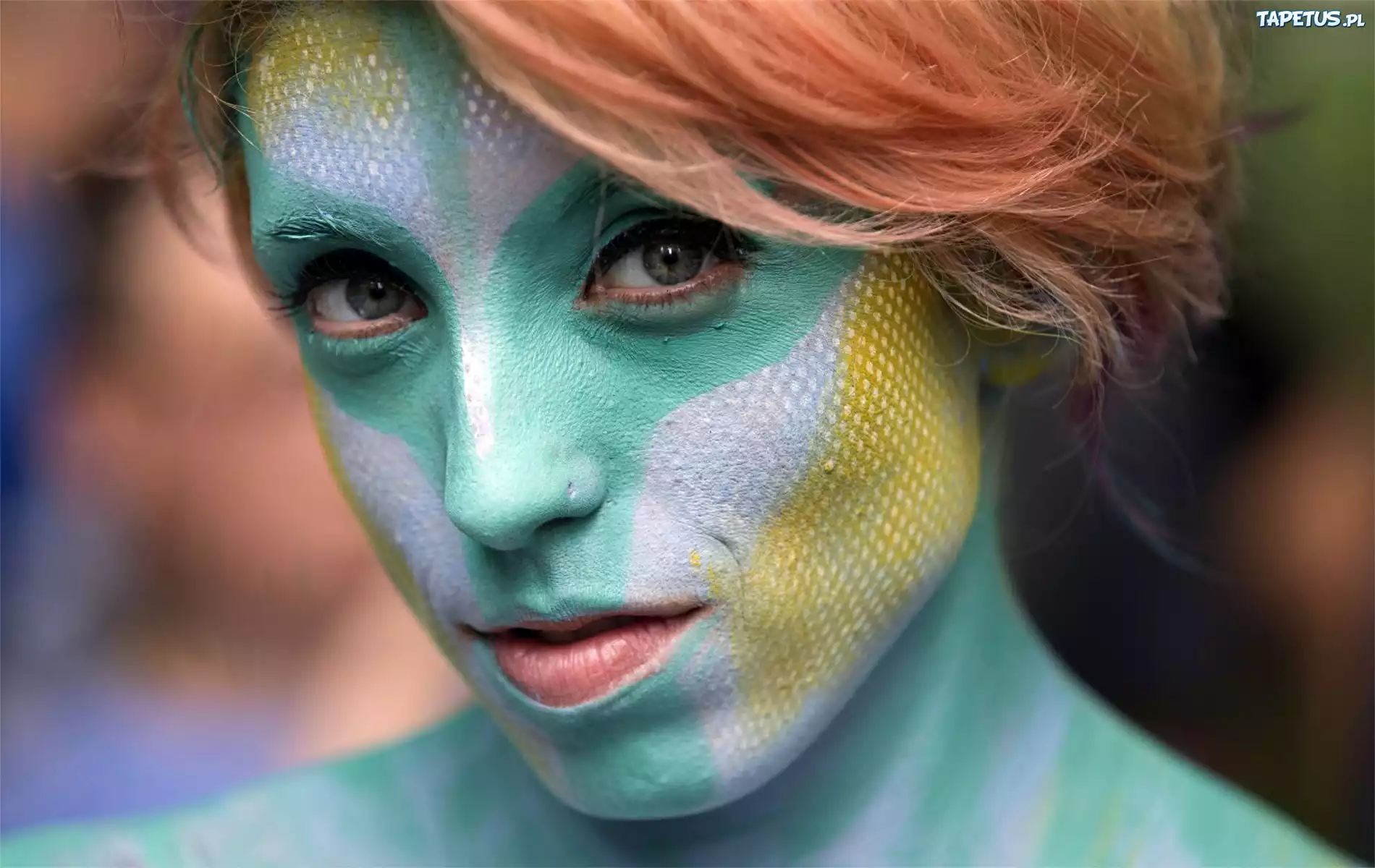 Bodypainting, Kobieta, Twarz