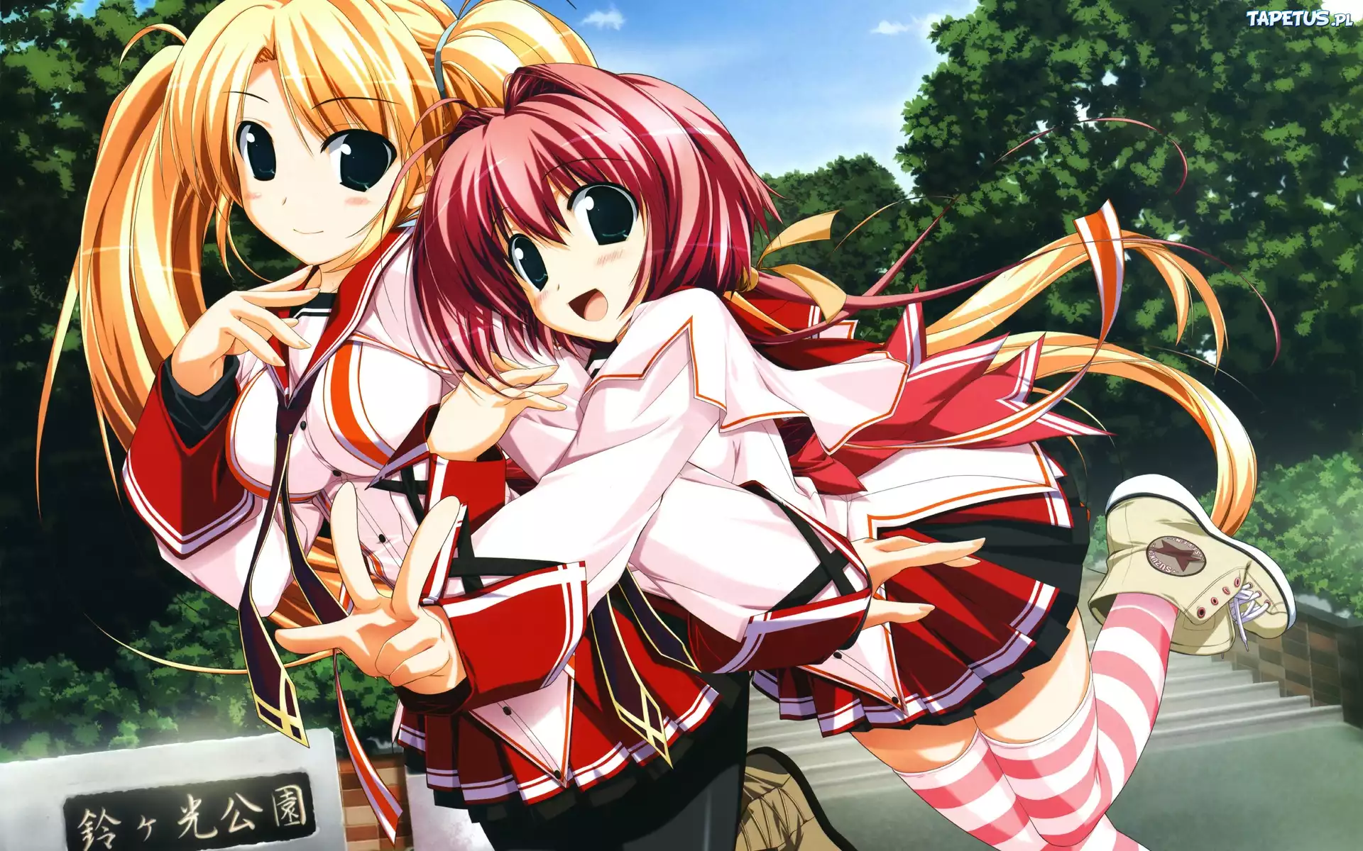Dziewczyny, Napis, Manga, Anime