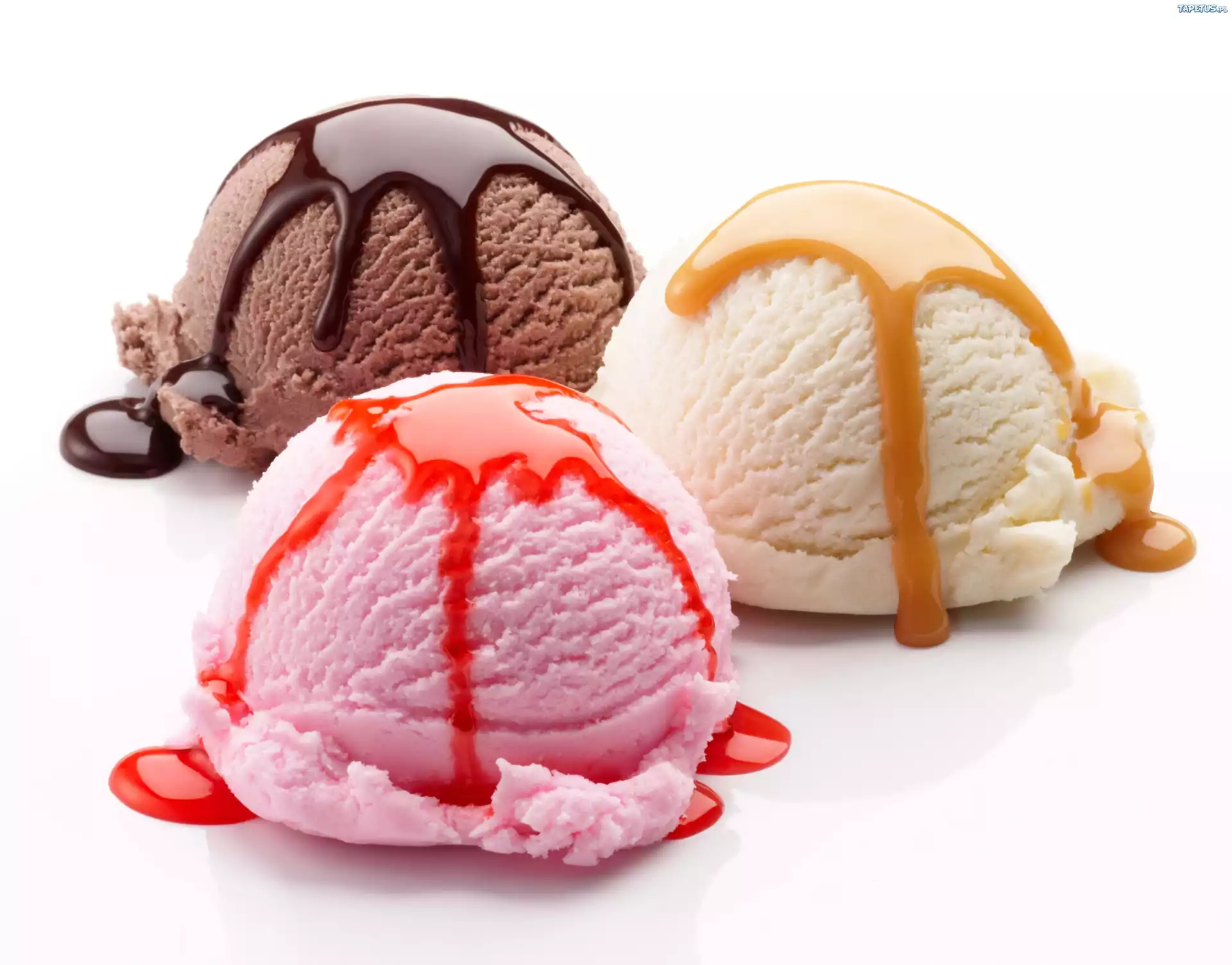 Deser, Lody, Polewa