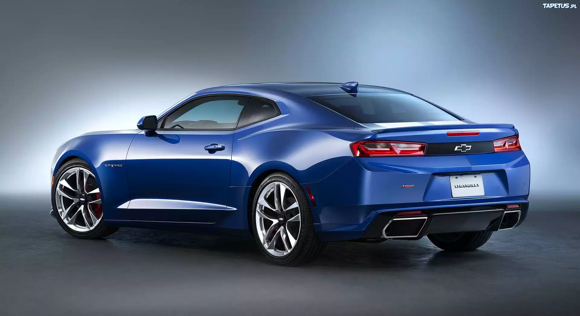 Niebieski, Chevrolet, Camaro