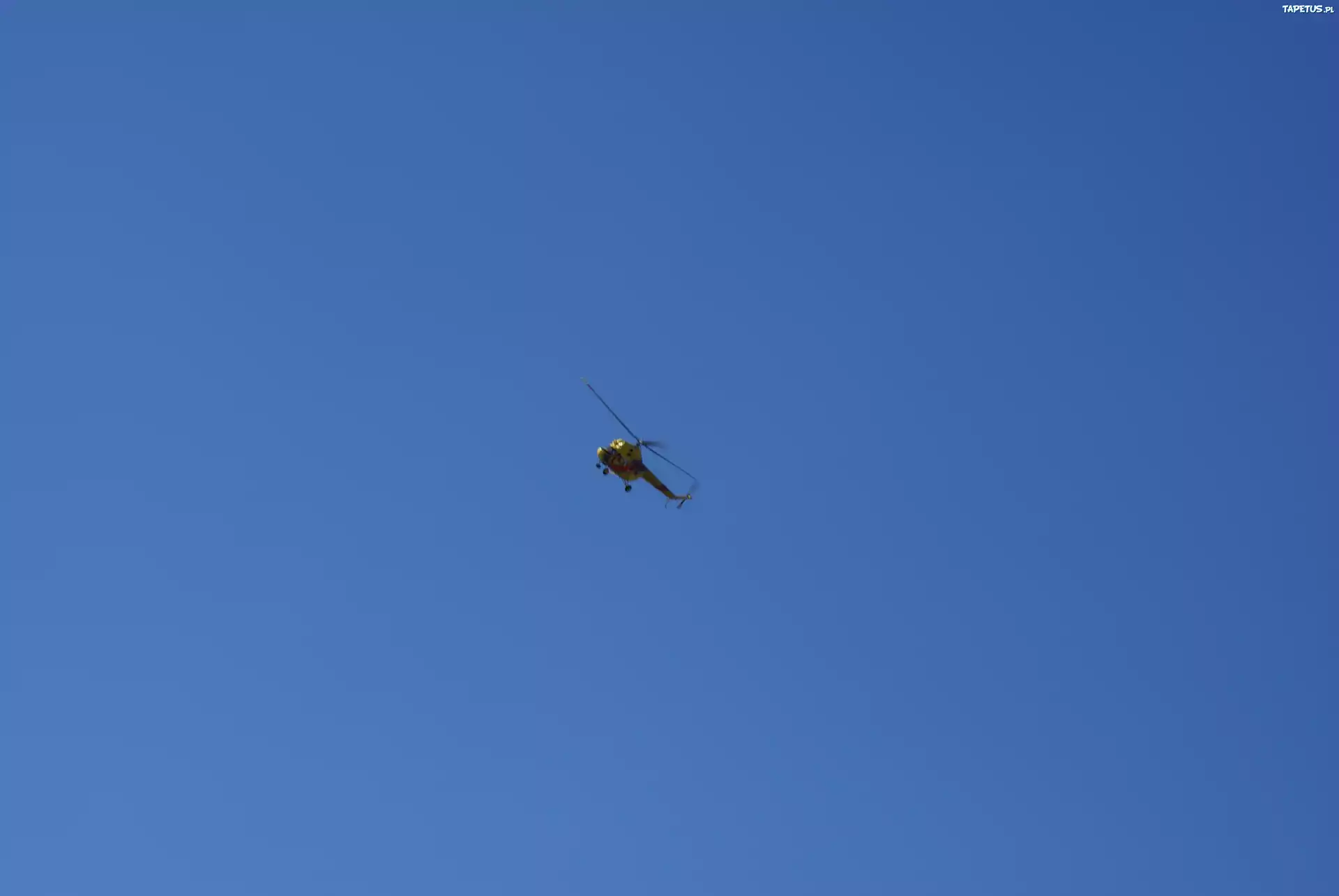 Niebo, Błękitne, Helikopter