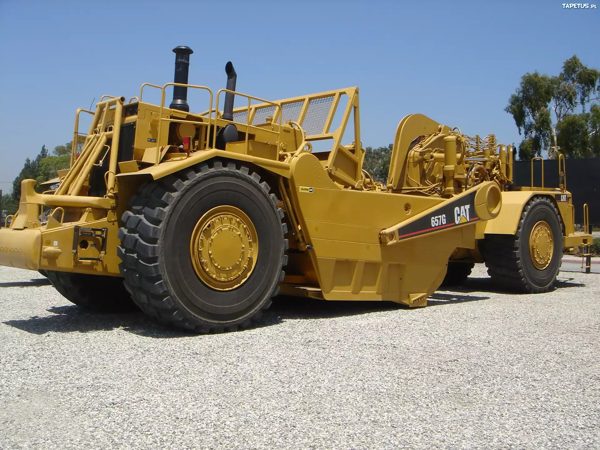 Pojazd, Budowlany, Caterpillar, 657g