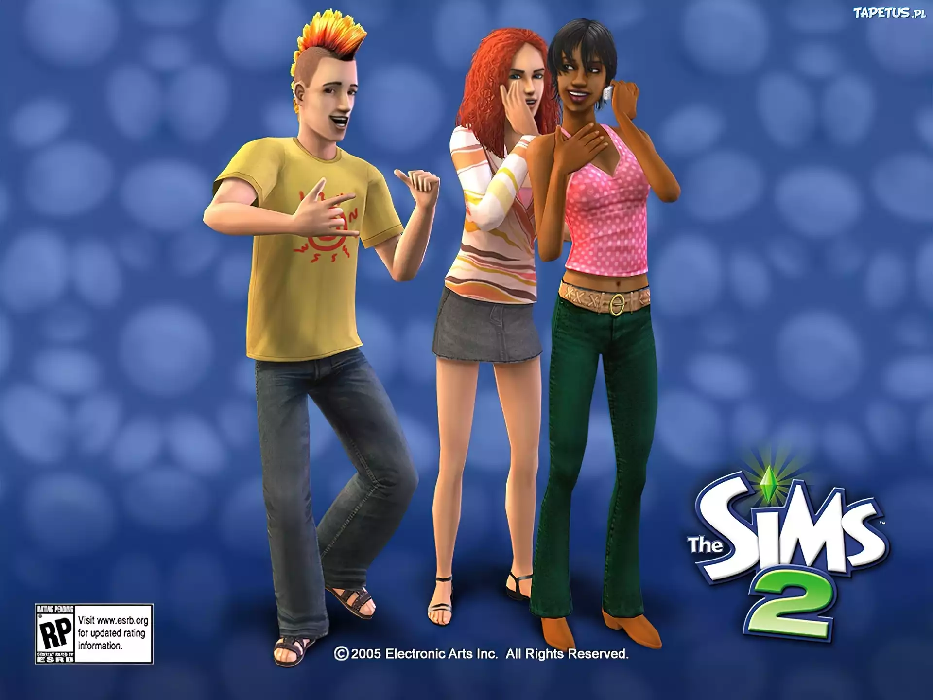 The Sims 2, Dwie, Kobiety, Mężczyzna