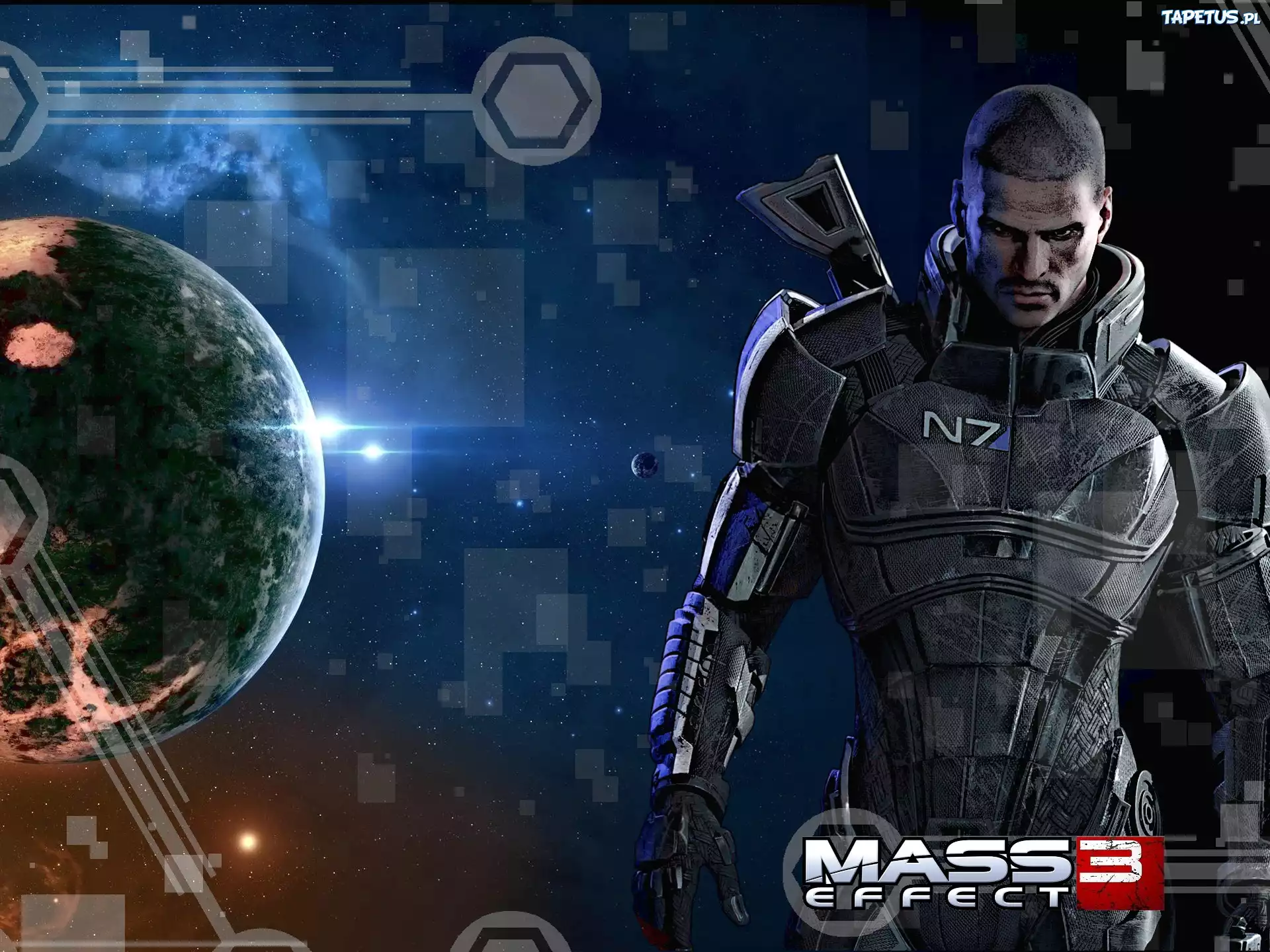 Komandor Shepard, Shepard, Mass Effect, Kosmos, Gra