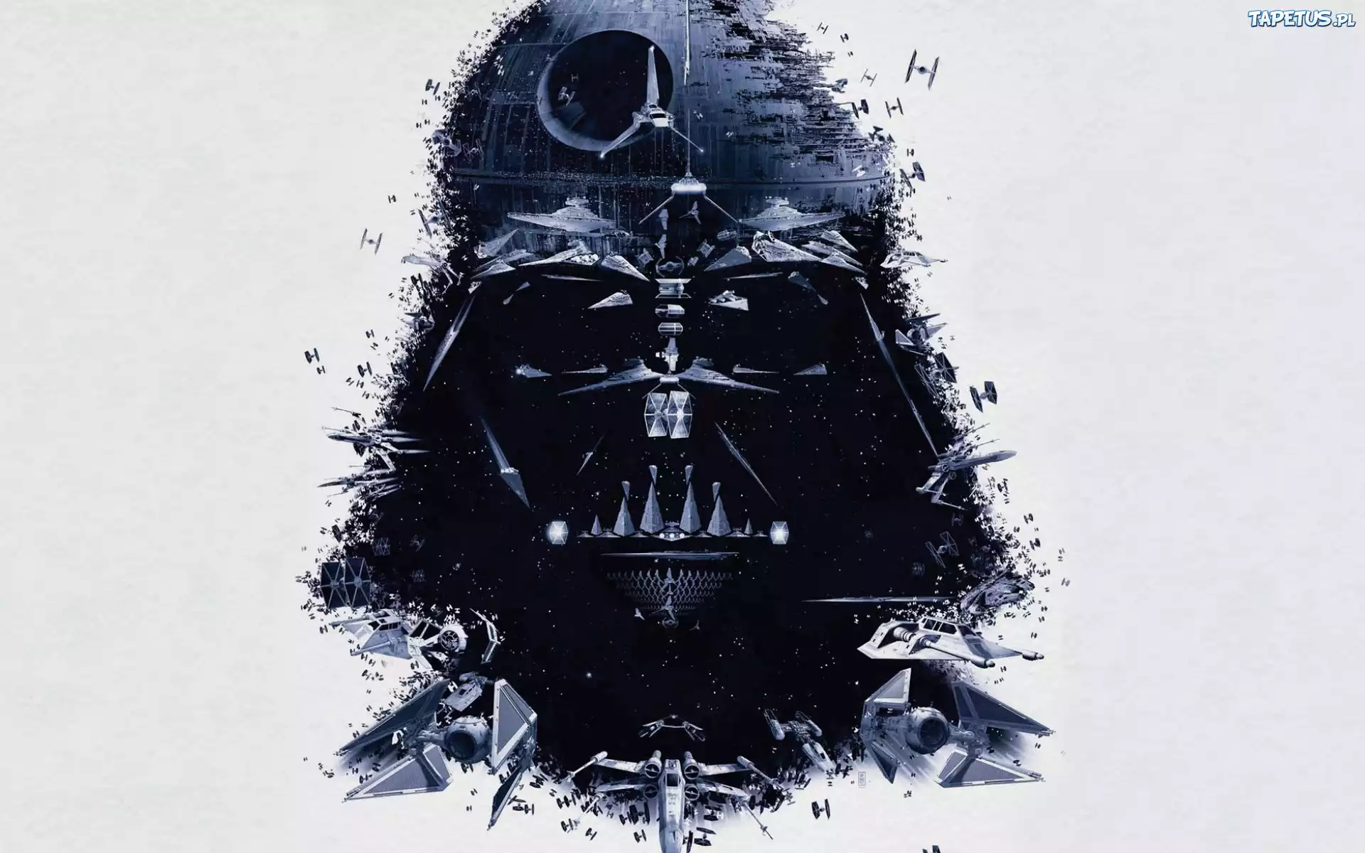 Star Wars, Darth Vader, X-Wing, Gwiazda Śmierci, TIE Fighter