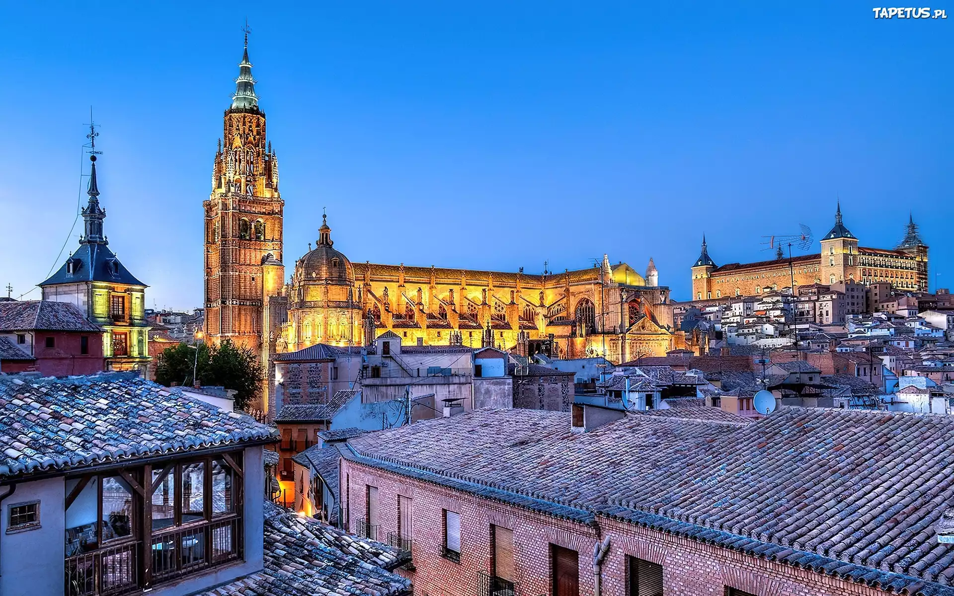 Hiszpania, Toledo, Kościół, Domy