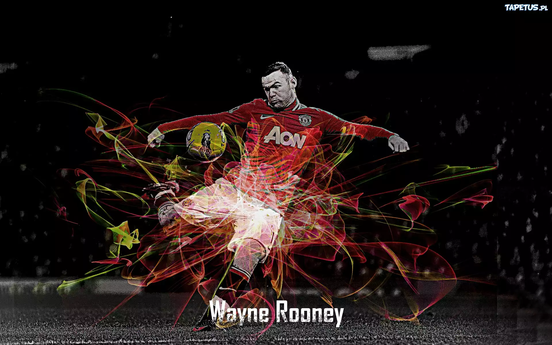 Wayne Rooney, Rooney, Manchester United, Mu, Red Devils, Czerwone Diabły, Piłkarz, Piłka Nożna