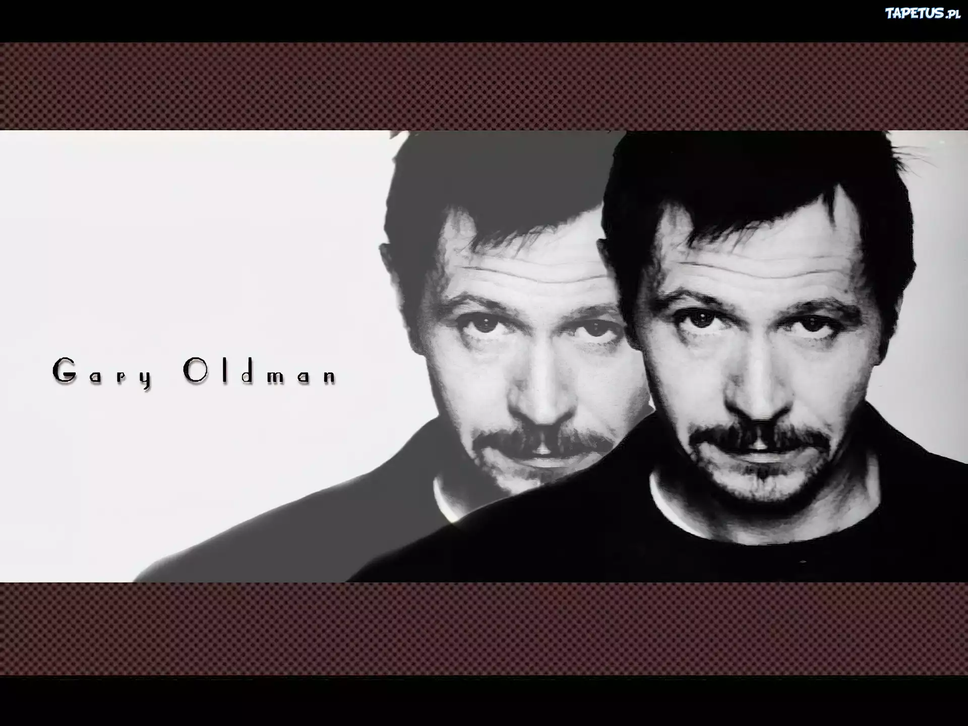 Gary Oldman,ciemne włosy, broda