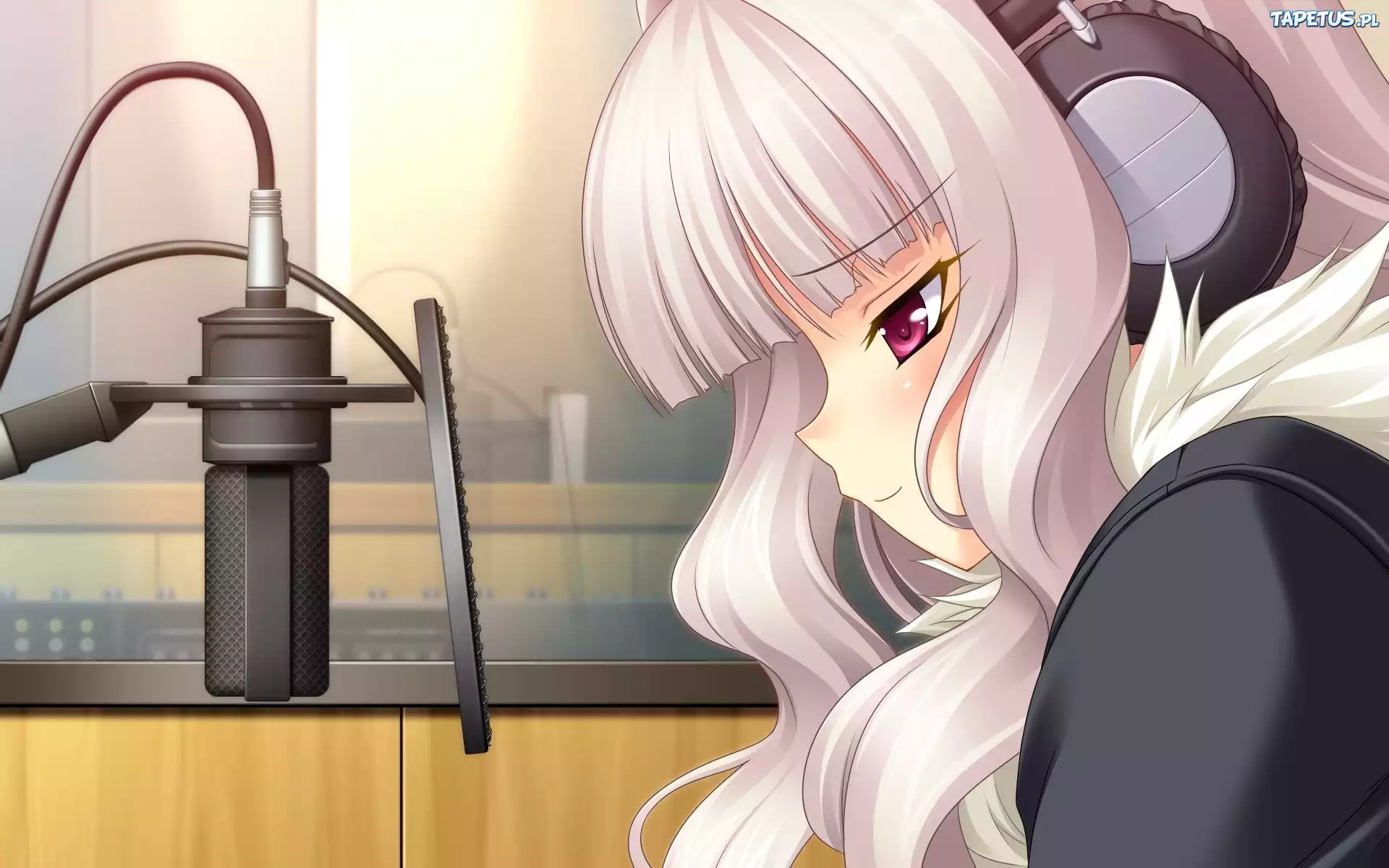 Mikrofon, Dziewczyna, Słuchawki, Manga, Anime