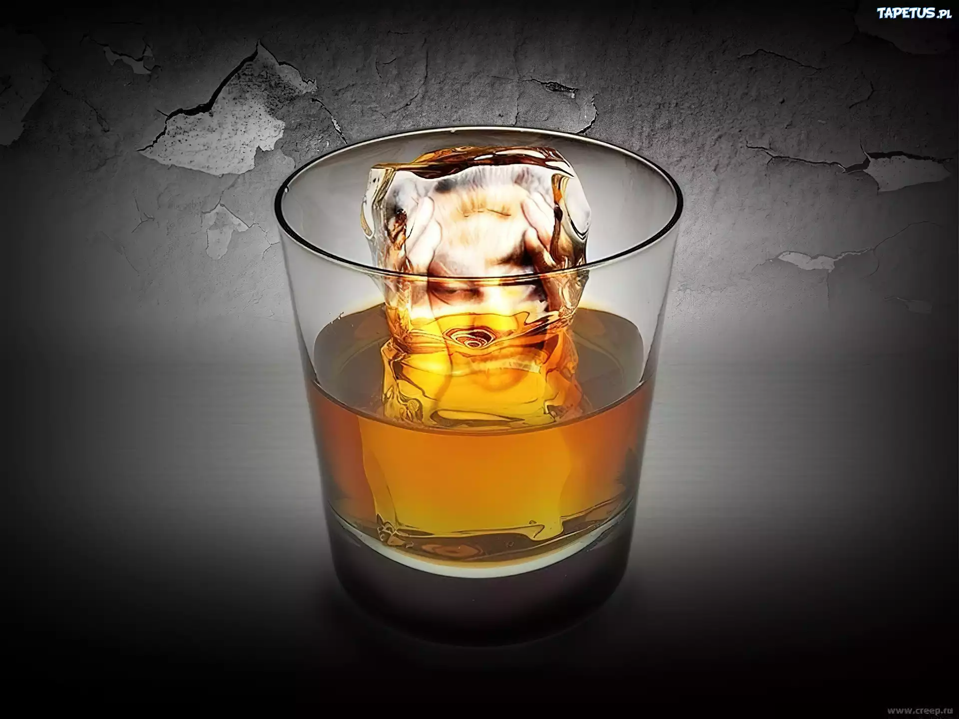 Drinki, kostka lodu