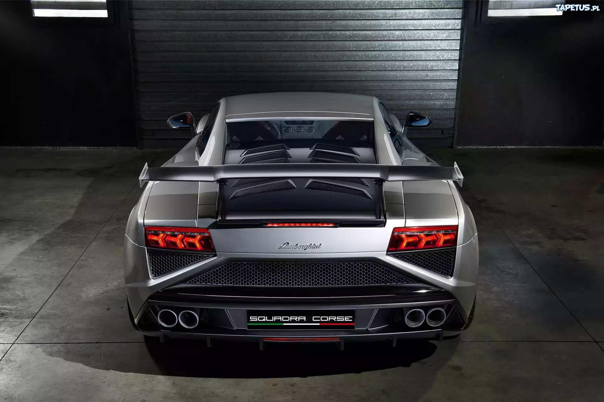 Tył, Lamborghini, Gallardo