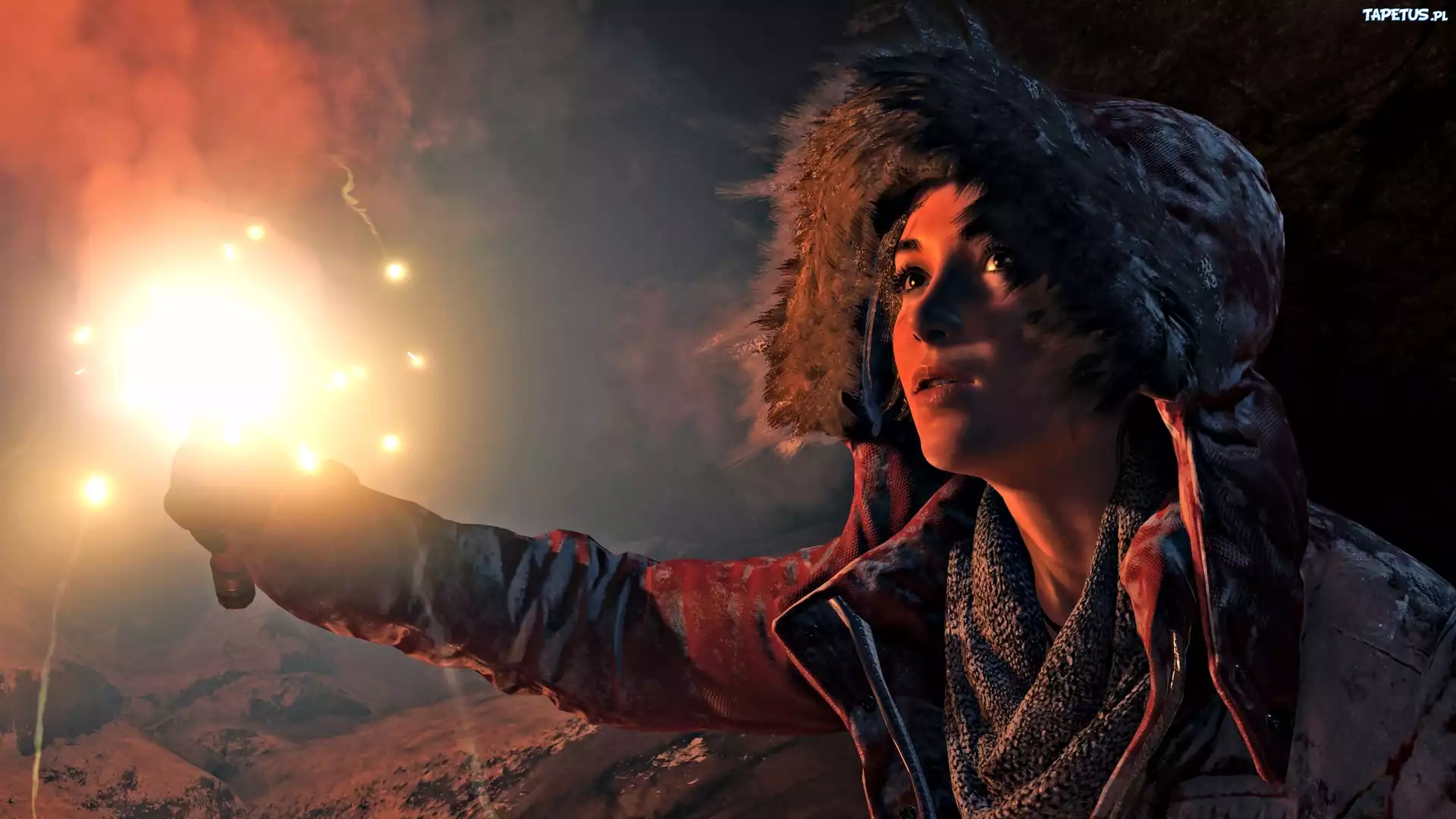 Tomb Raider, Kobieta, Ogień