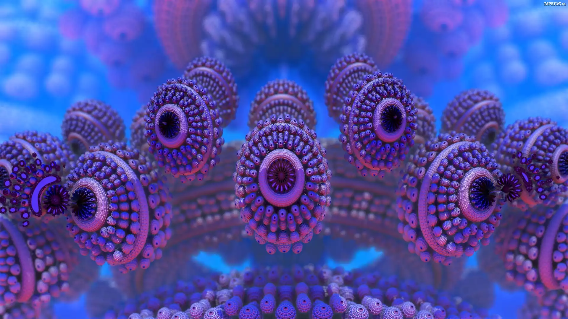 3D, Abstrakcja, Grafika