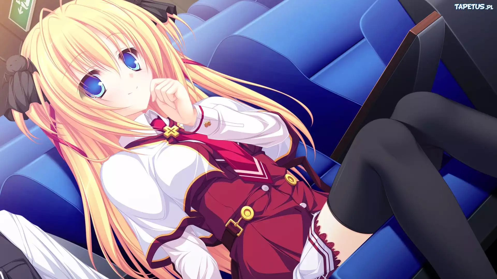 Dziewczyna, Fotele, Kino, Manga, Anime