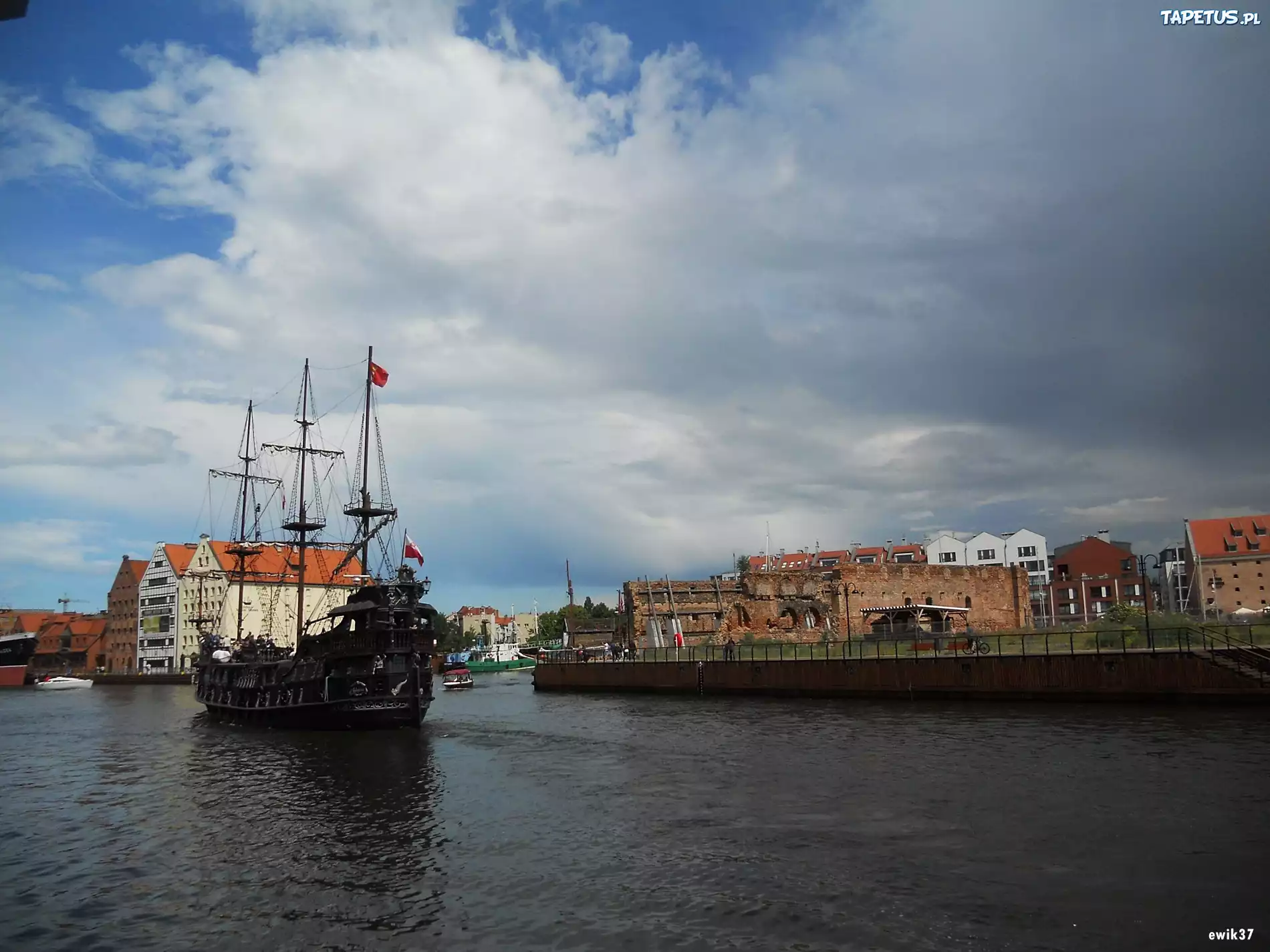 Gdańsk, Wyspa, Ołowianka, Galeon