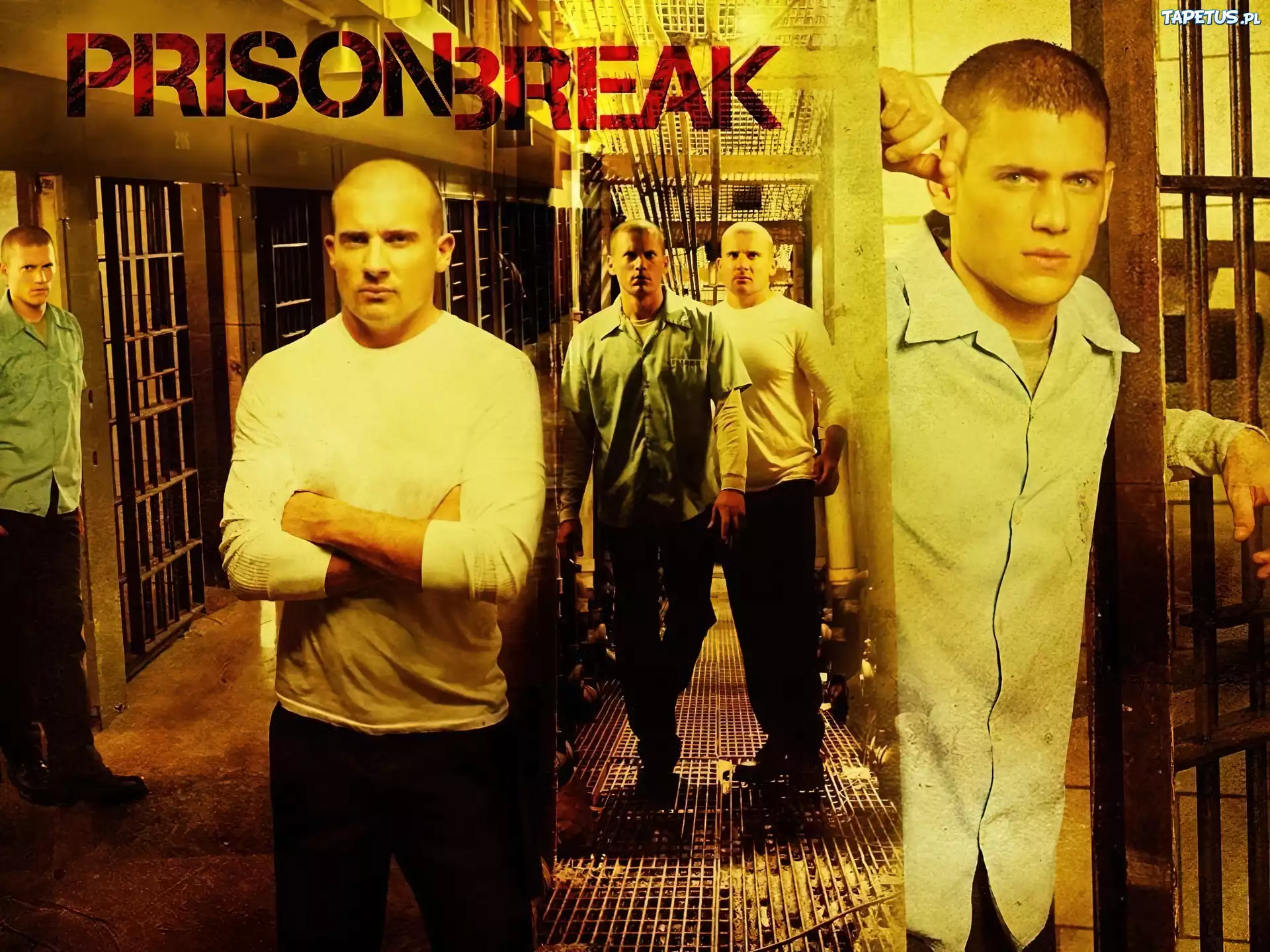 Prison Break, Wentworth Miller, Dominic Purcell, więzienie