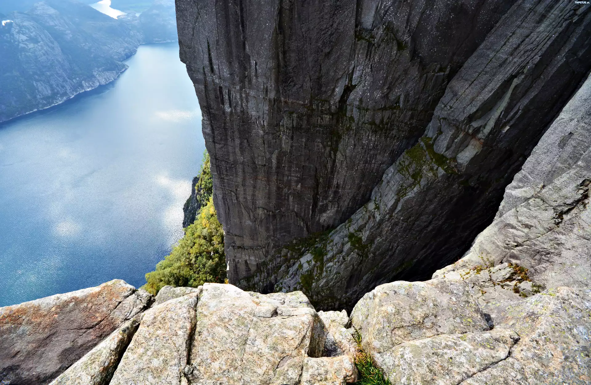 Preikestolen, Fjord, Norwegia